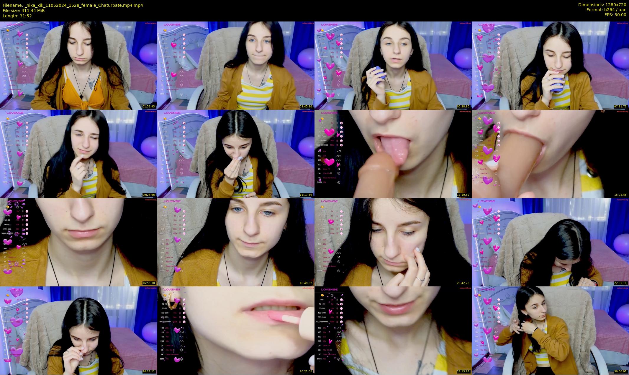 _nika_kik — 32 minute Chaturbate female cam show recording, 720p, May 11, 2024