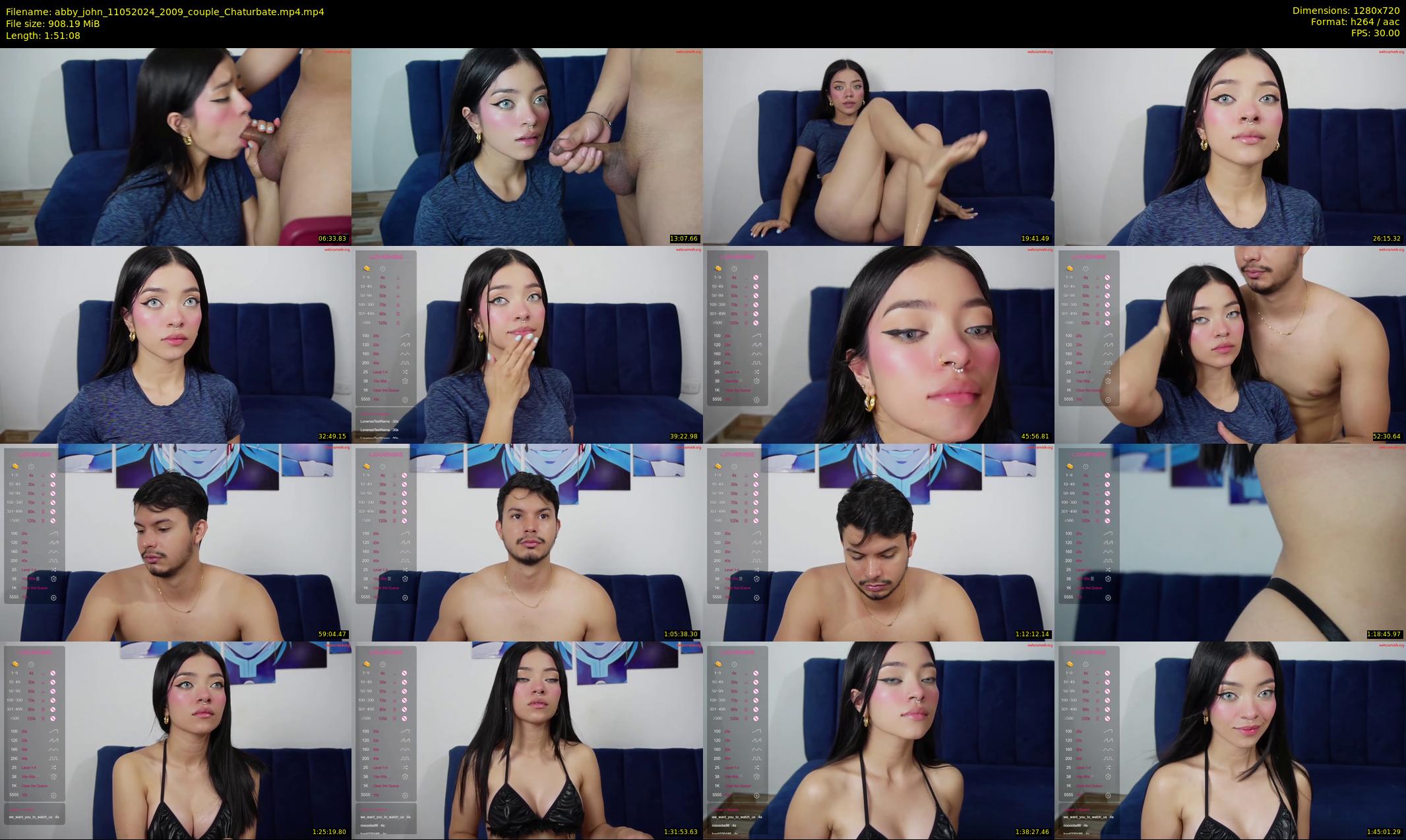 abby_john — 112 minute Chaturbate couple cam show recording, 720p, May 11, 2024