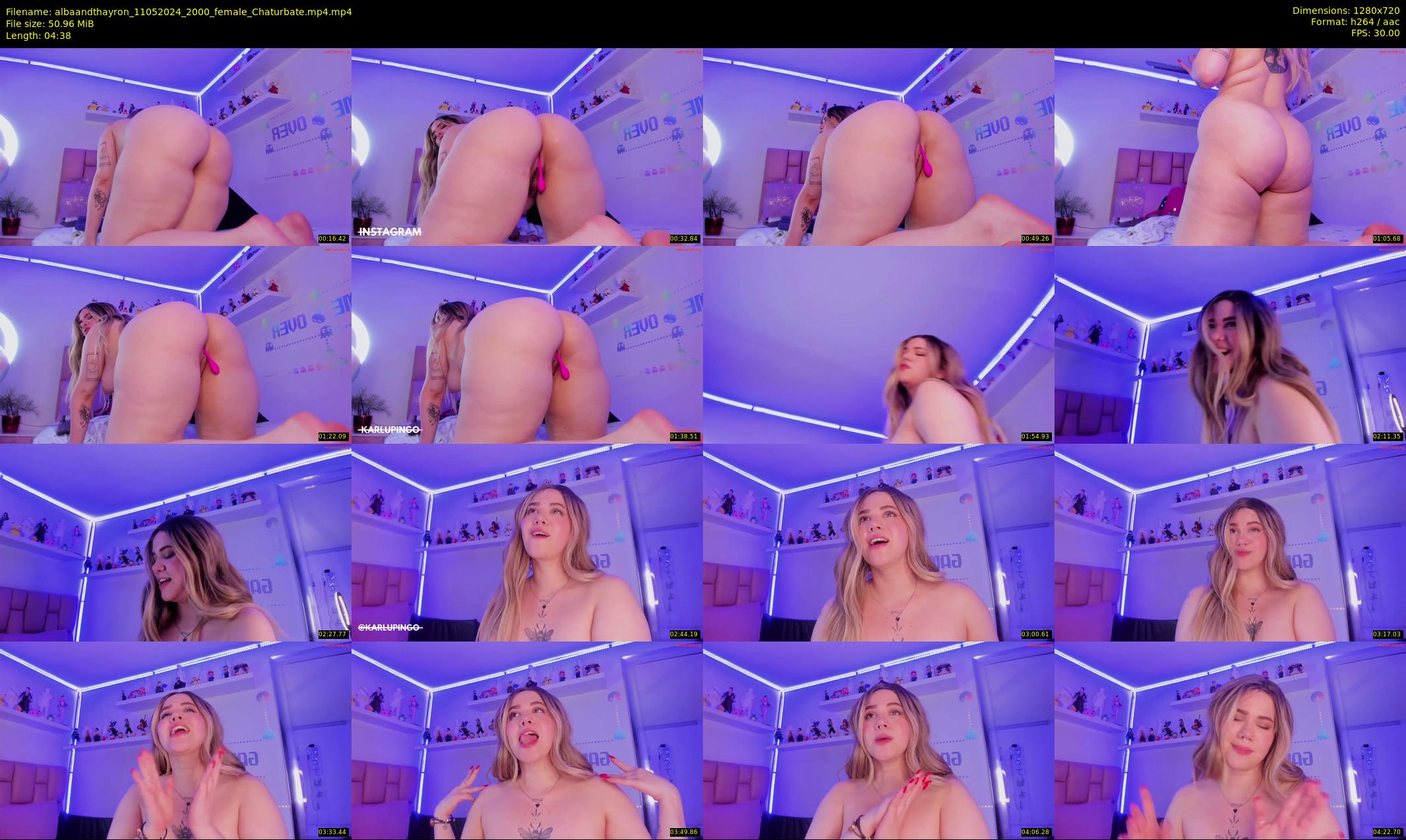albaandthayron — 5 minute Chaturbate couple cam show recording, 720p, May 11, 2024