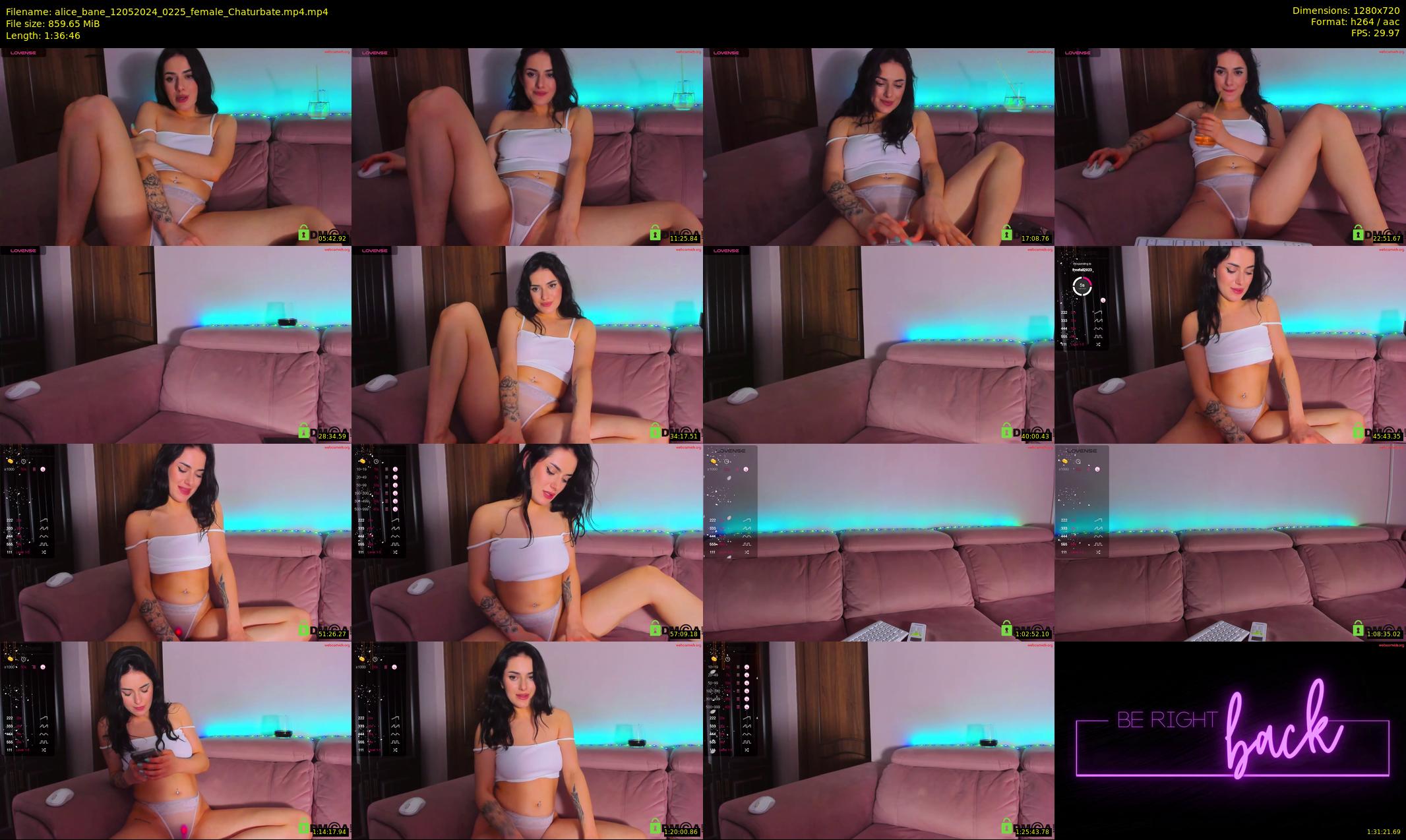 alice_bane — 97 minute Chaturbate female cam show recording, 720p, May 12, 2024