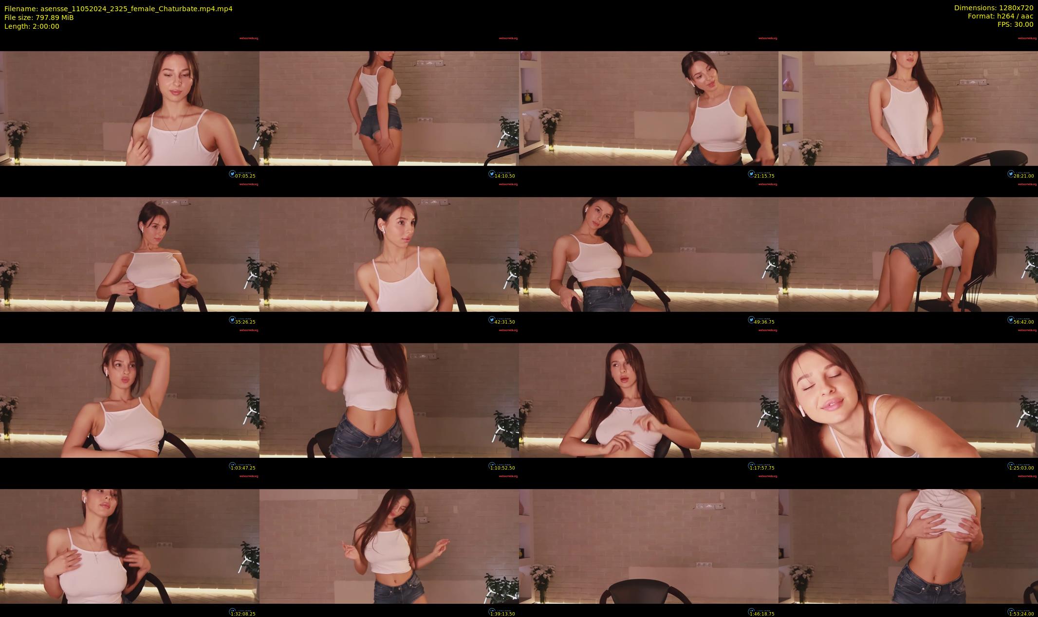 asensse — 120 minute Chaturbate female cam show recording, 720p, May 11, 2024