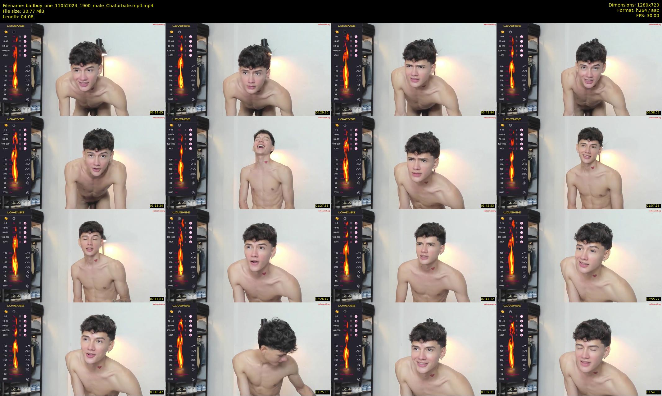 badboy_one — 5 minute Chaturbate male cam show recording, 720p, May 11, 2024