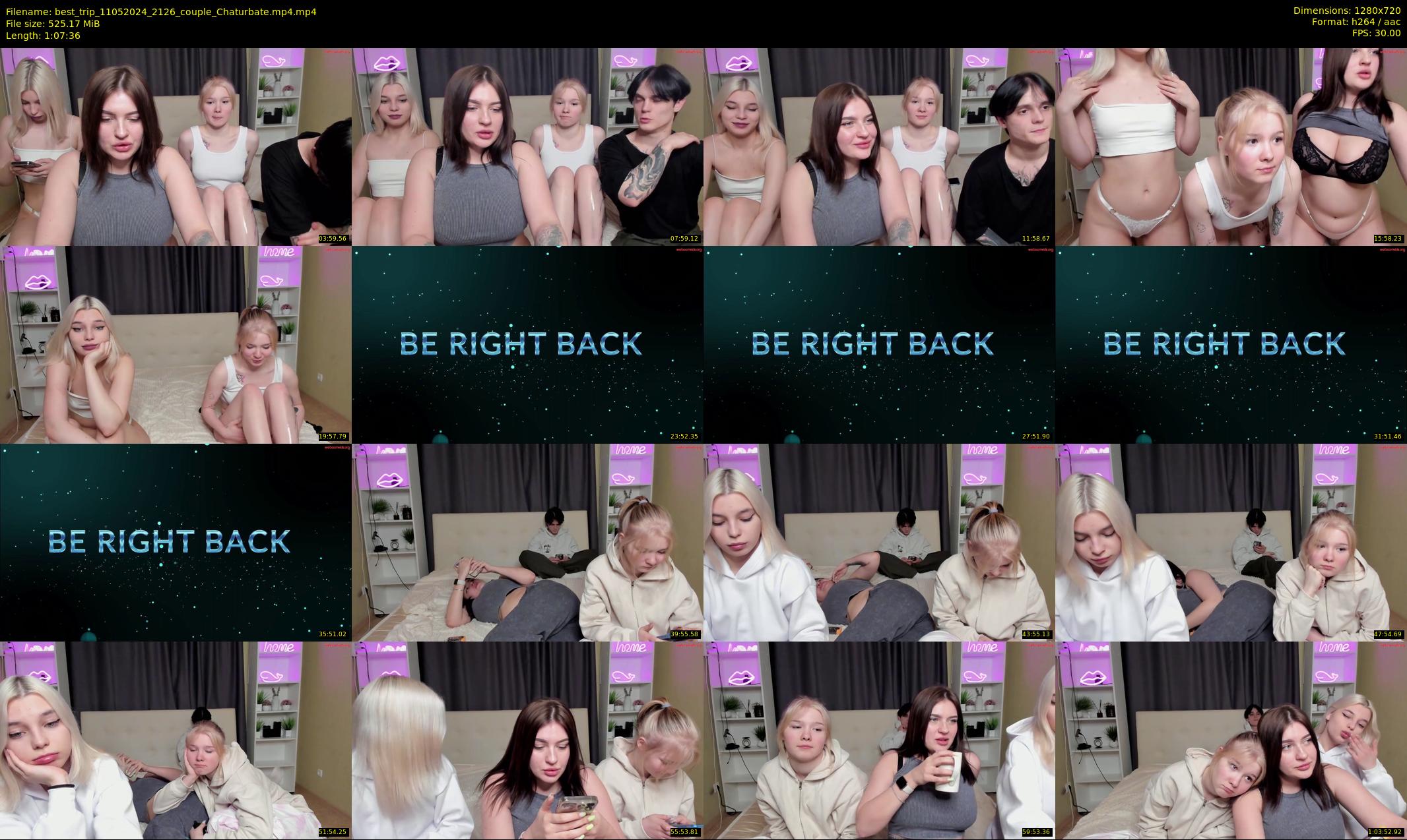best_trip — 68 minute Chaturbate couple cam show recording, 720p, May 11, 2024