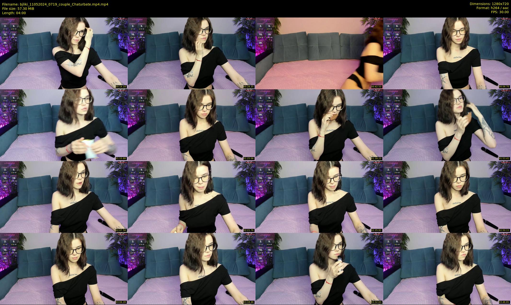 bjliki — 4 minute Chaturbate couple cam show recording, 720p, May 11, 2024