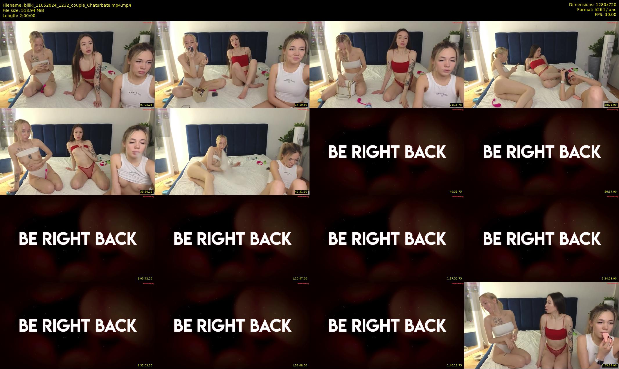 bjliki — 120 minute Chaturbate couple cam show recording, 720p, May 11, 2024
