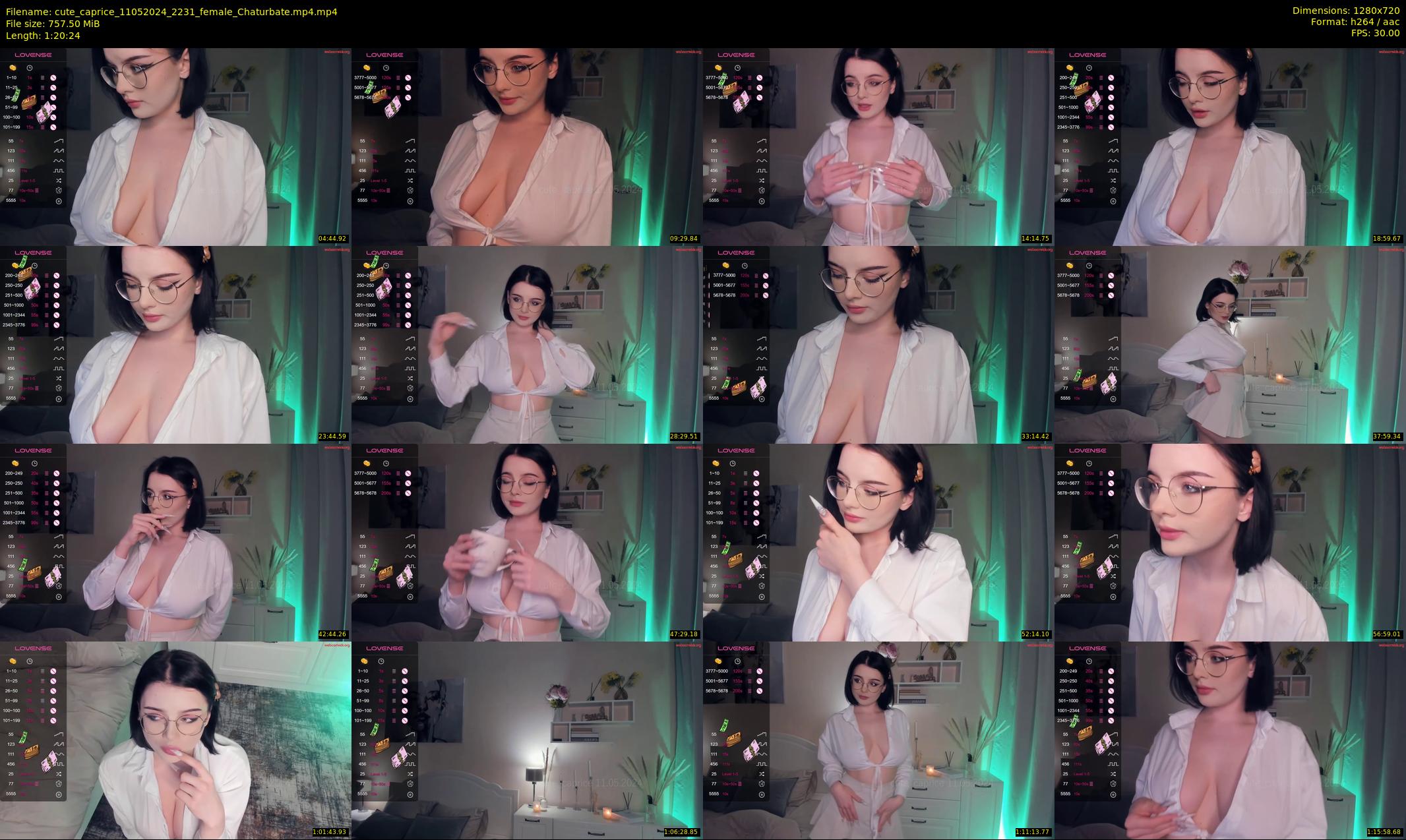 cute_caprice — 81 minute Chaturbate female cam show recording, 720p, May 11, 2024
