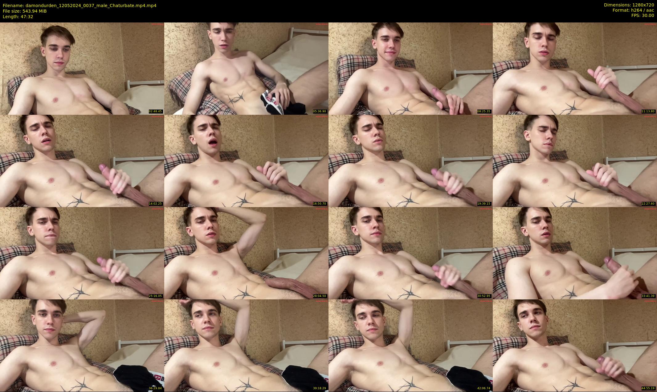 damondurden — 48 minute Chaturbate male cam show recording, 720p, May 12, 2024