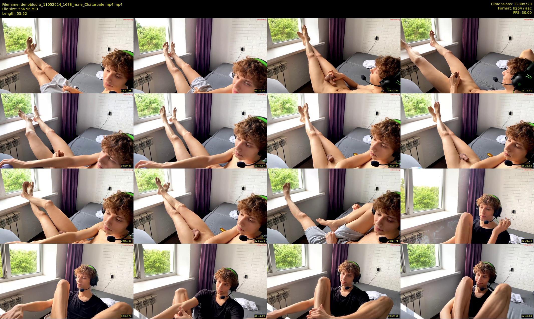 denobluora — 56 minute Chaturbate male cam show recording, 720p, May 11, 2024