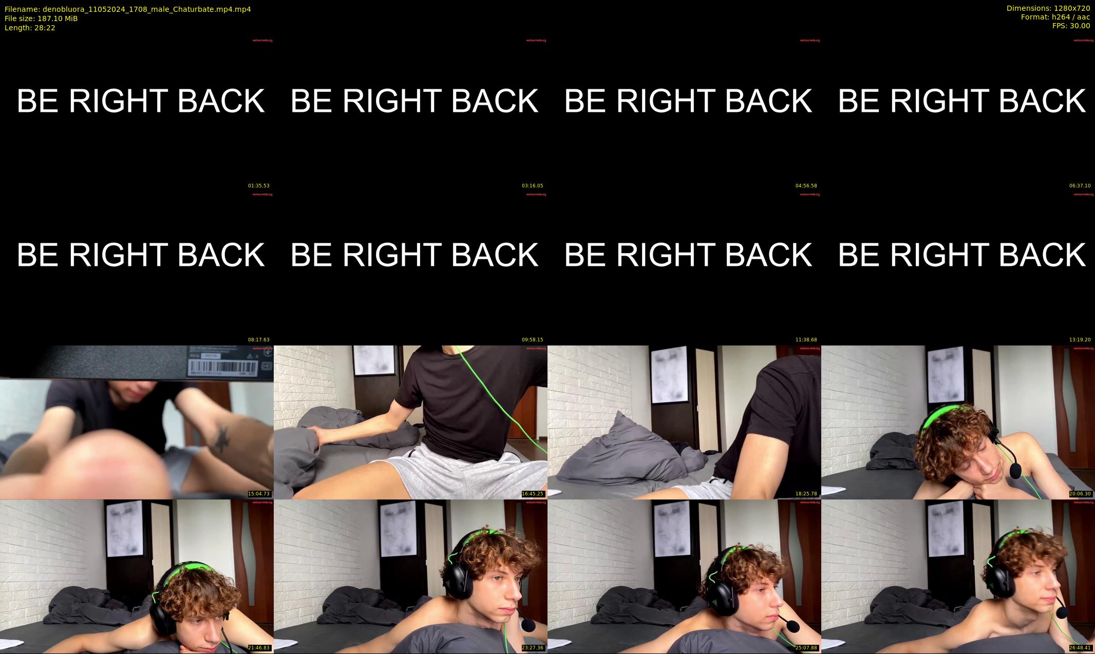 denobluora — 29 minute Chaturbate male cam show recording, 720p, May 11, 2024