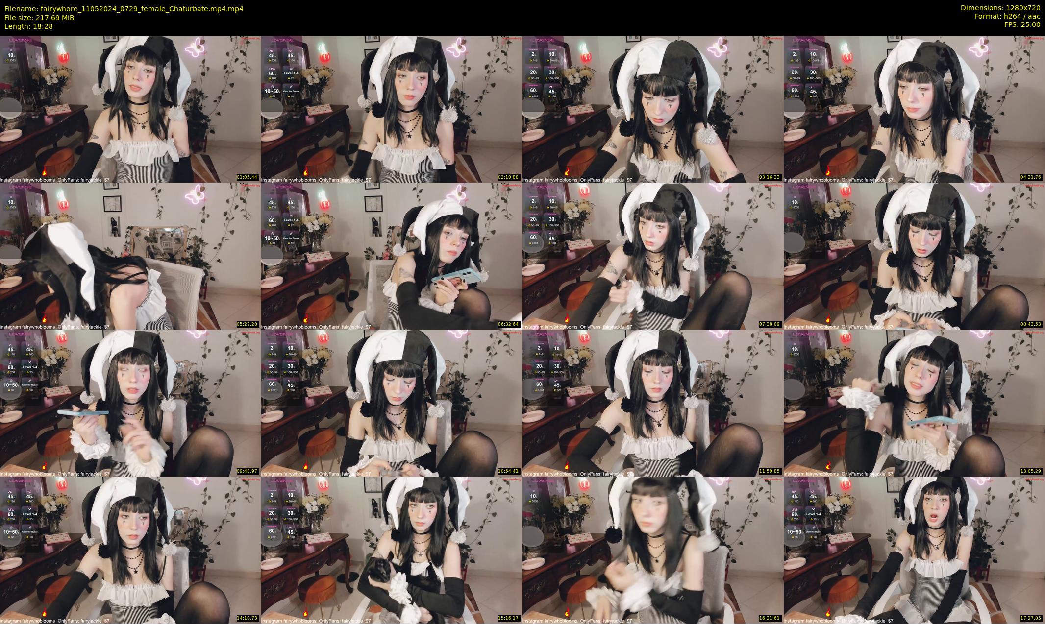 fairywhore — 19 minute Chaturbate female cam show recording, 720p, May 11, 2024