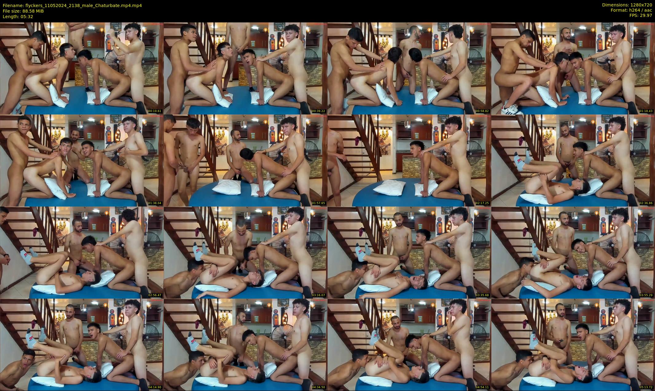 flyckers — 6 minute Chaturbate male cam show recording, 720p, May 11, 2024
