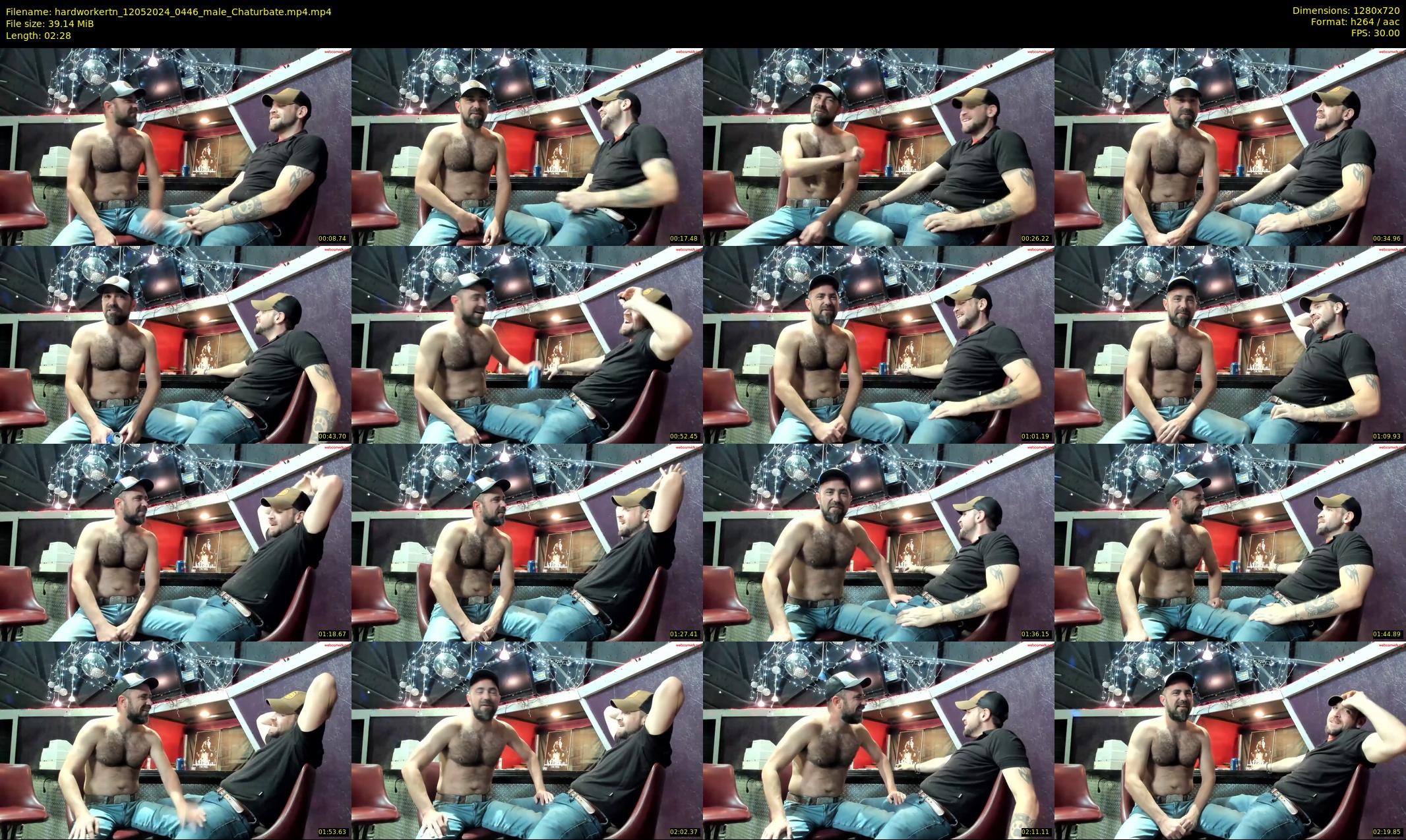 hardworkertn — 3 minute Chaturbate male cam show recording, 720p, May 12, 2024