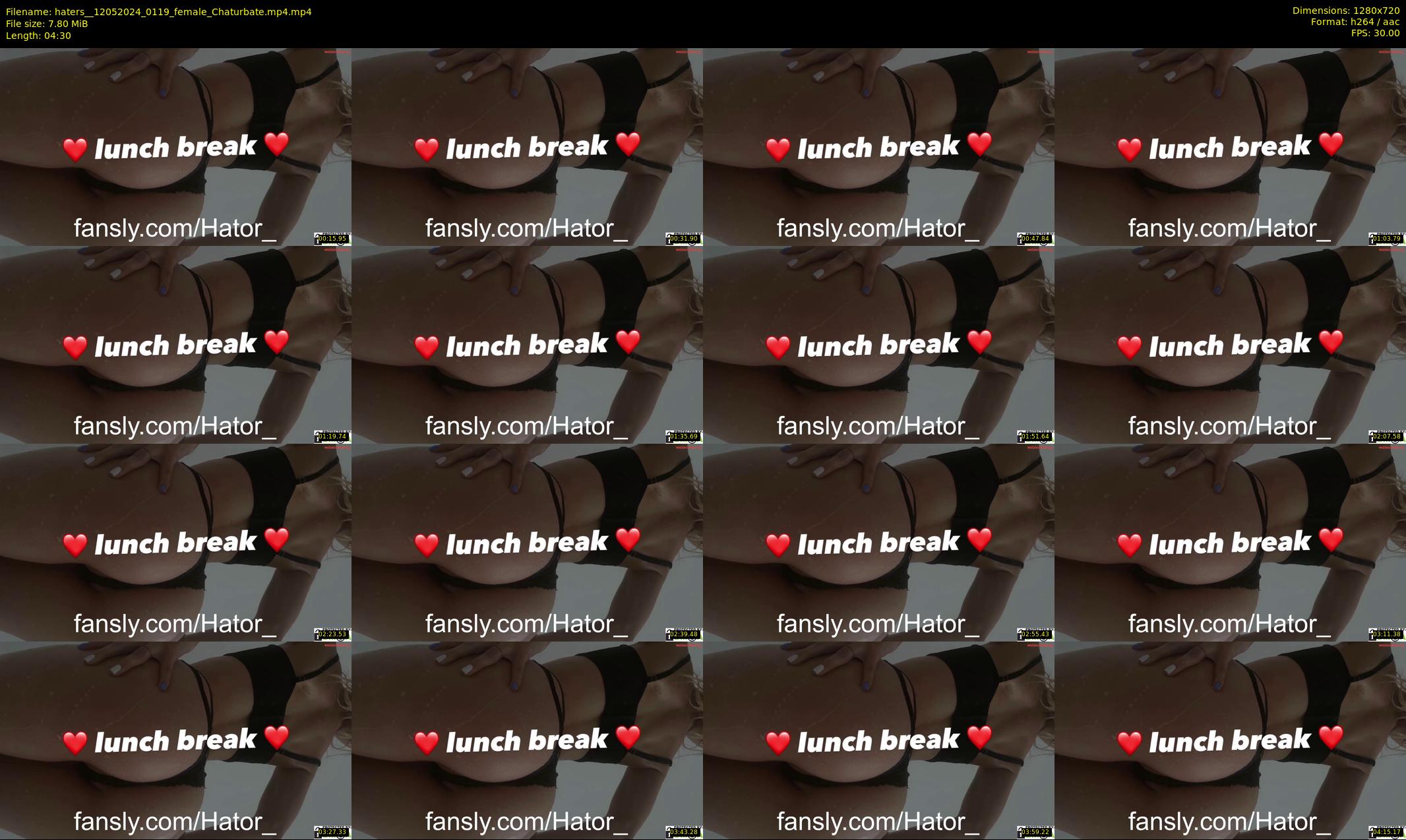 haters_ — 5 minute Chaturbate female cam show recording, 720p, May 12, 2024