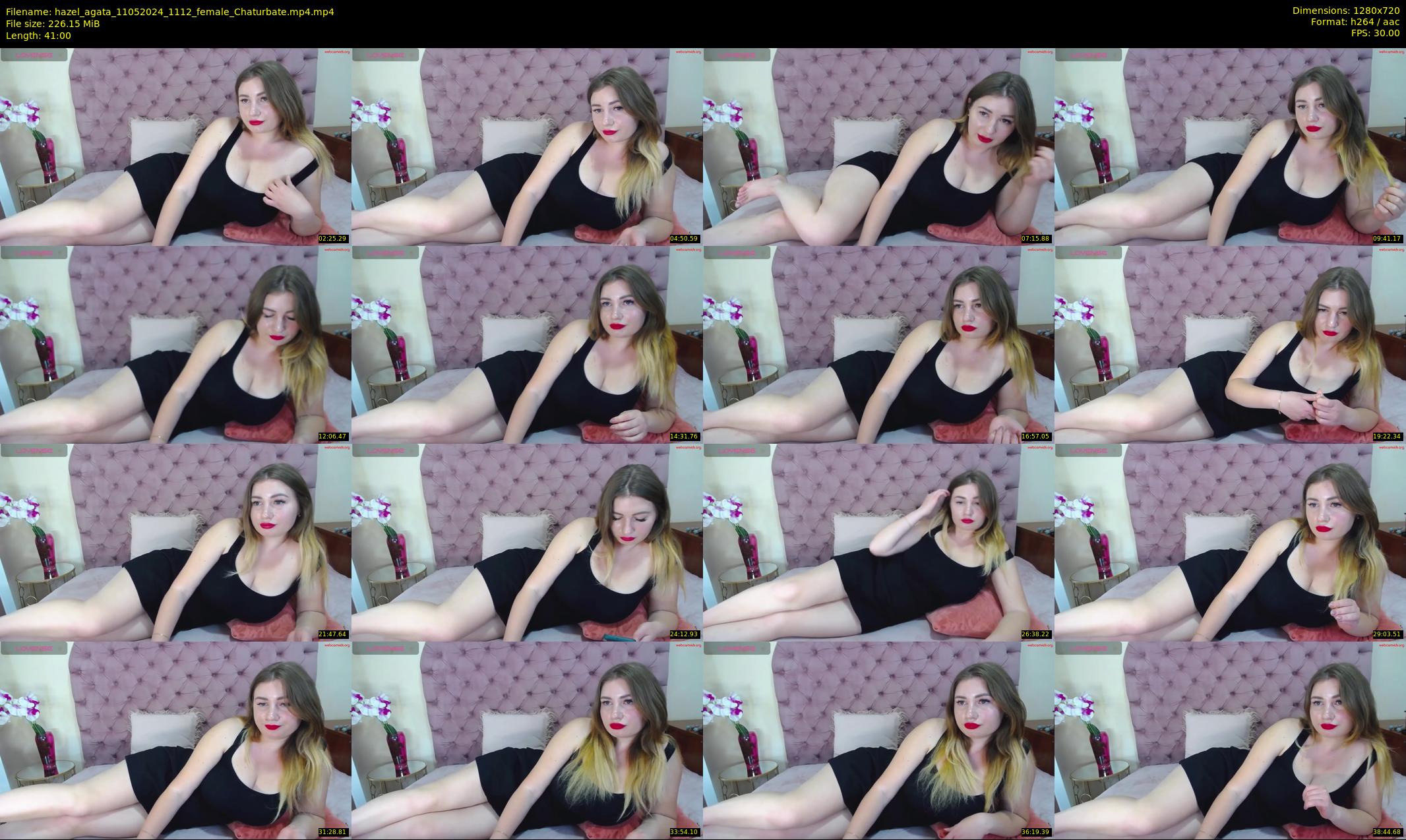 hazel_agata — 41 minute Chaturbate female cam show recording, 720p, May 11, 2024