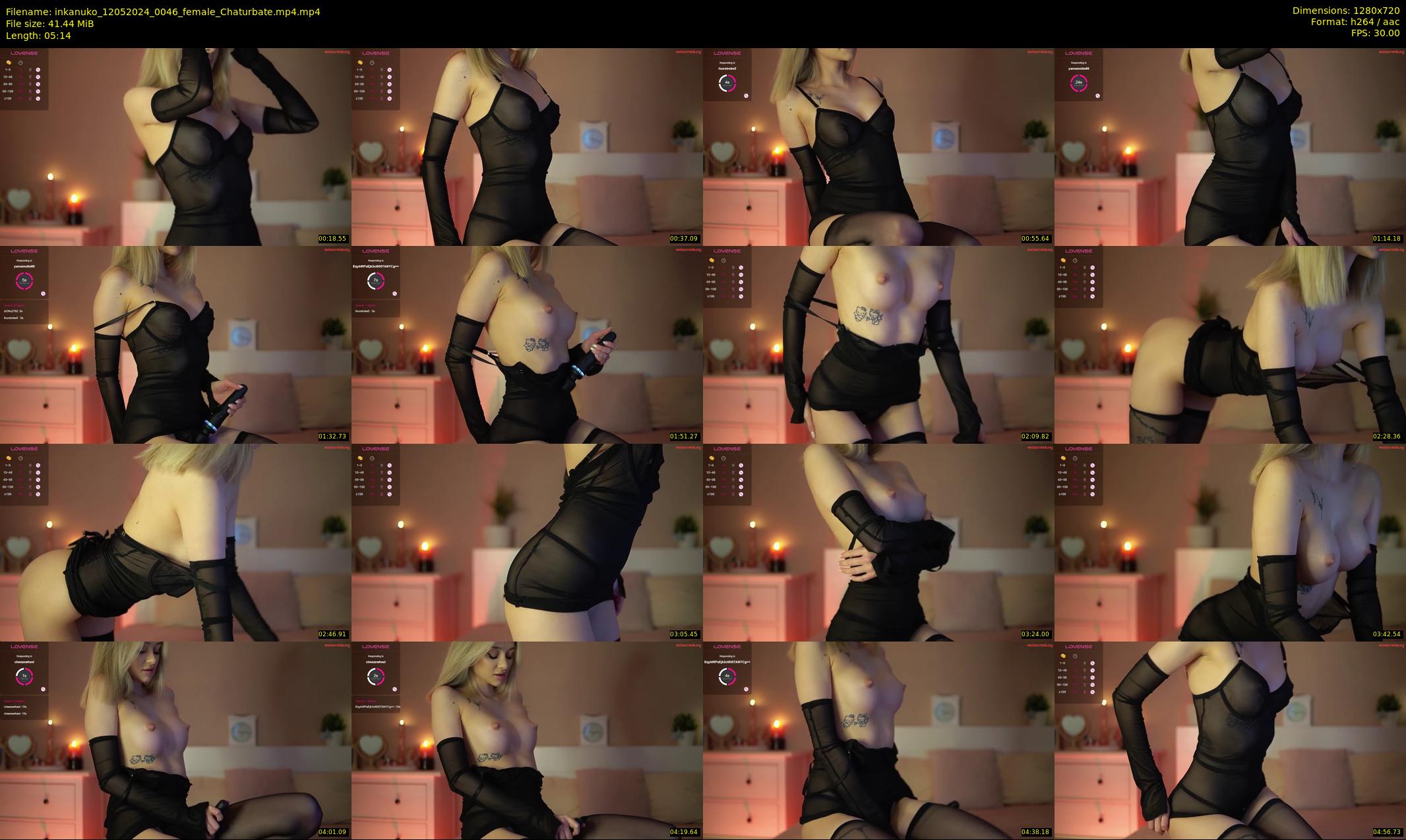inkanuko — 6 minute Chaturbate couple cam show recording, 720p, May 12, 2024