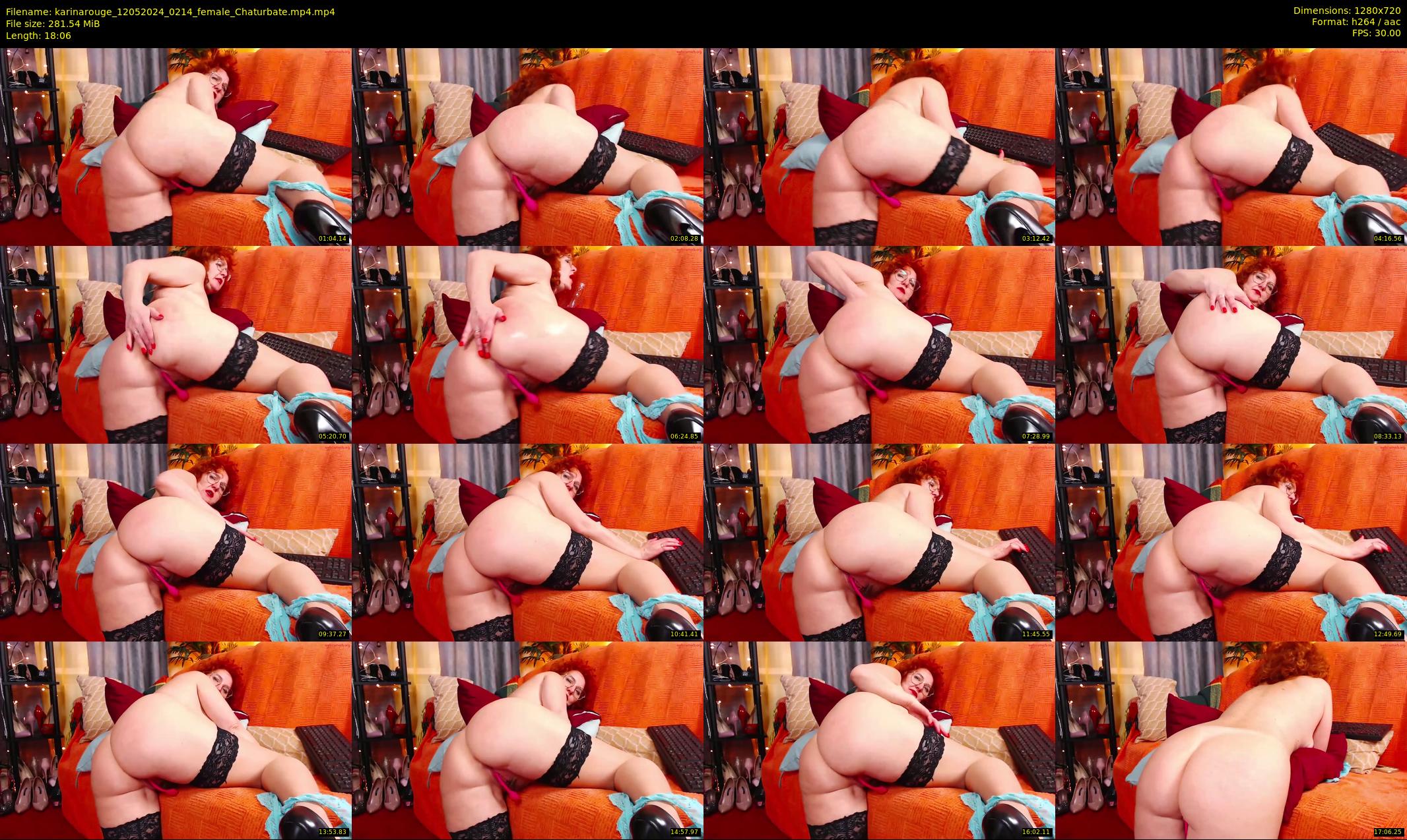 karinarouge — 19 minute Chaturbate female cam show recording, 720p, May 12, 2024