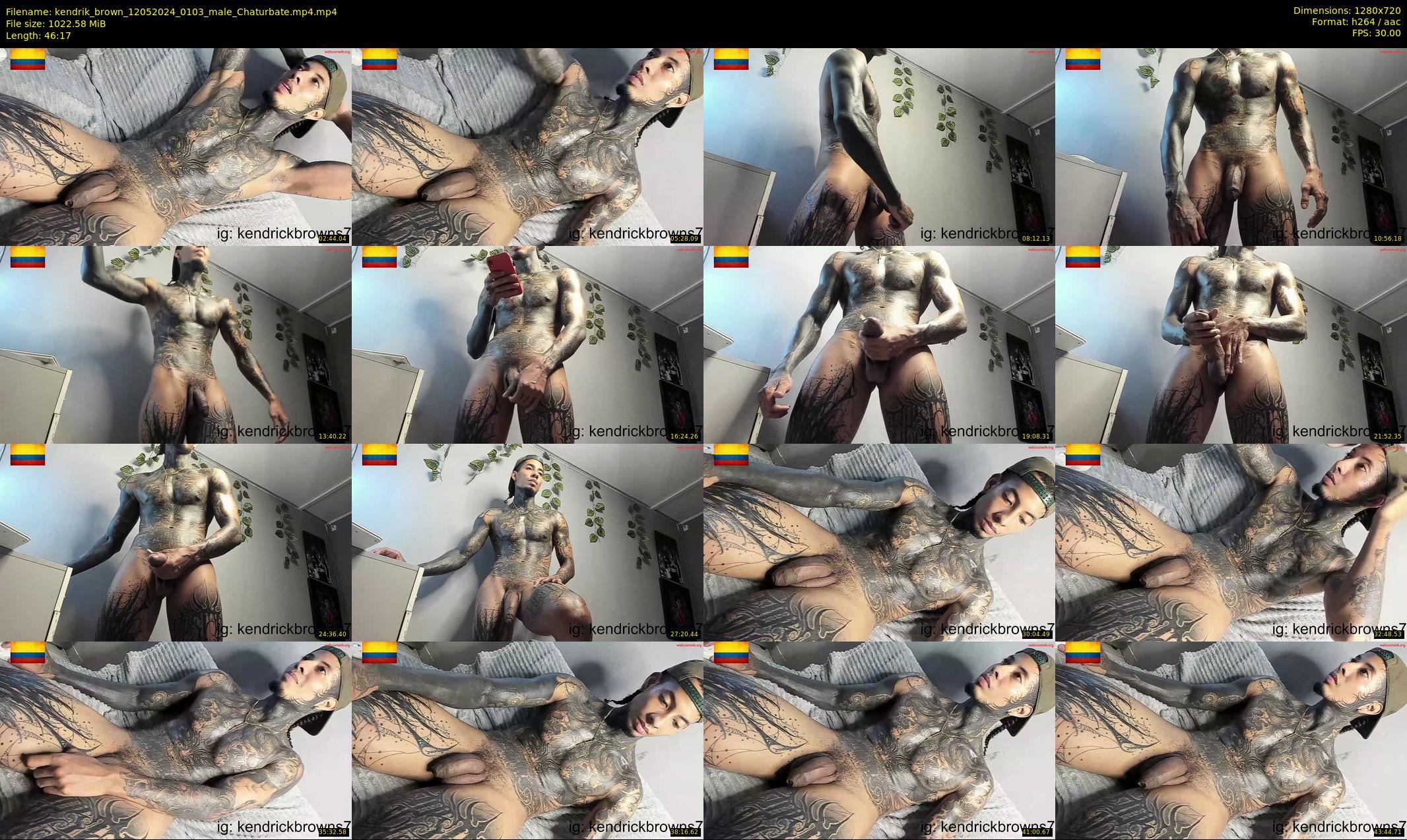 kendrik_brown — 47 minute Chaturbate male cam show recording, 720p, May 12, 2024