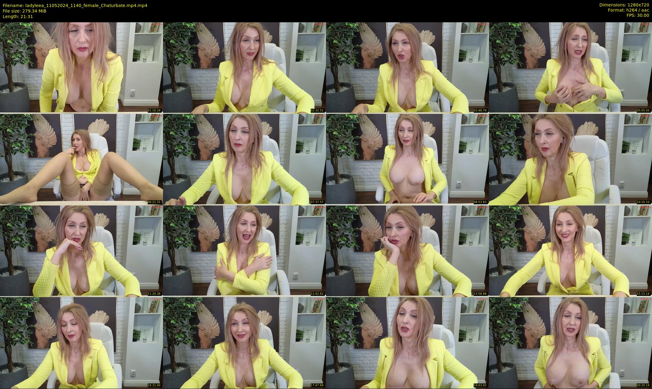 ladyleea — 22 minute Chaturbate female cam show recording, 720p, May 11, 2024
