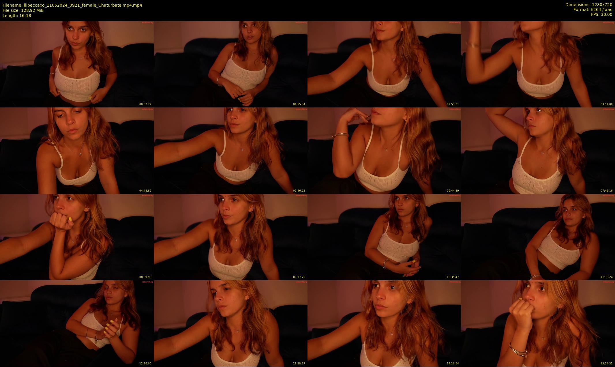 lilbeccaxo — 17 minute Chaturbate female cam show recording, 720p, May 11, 2024