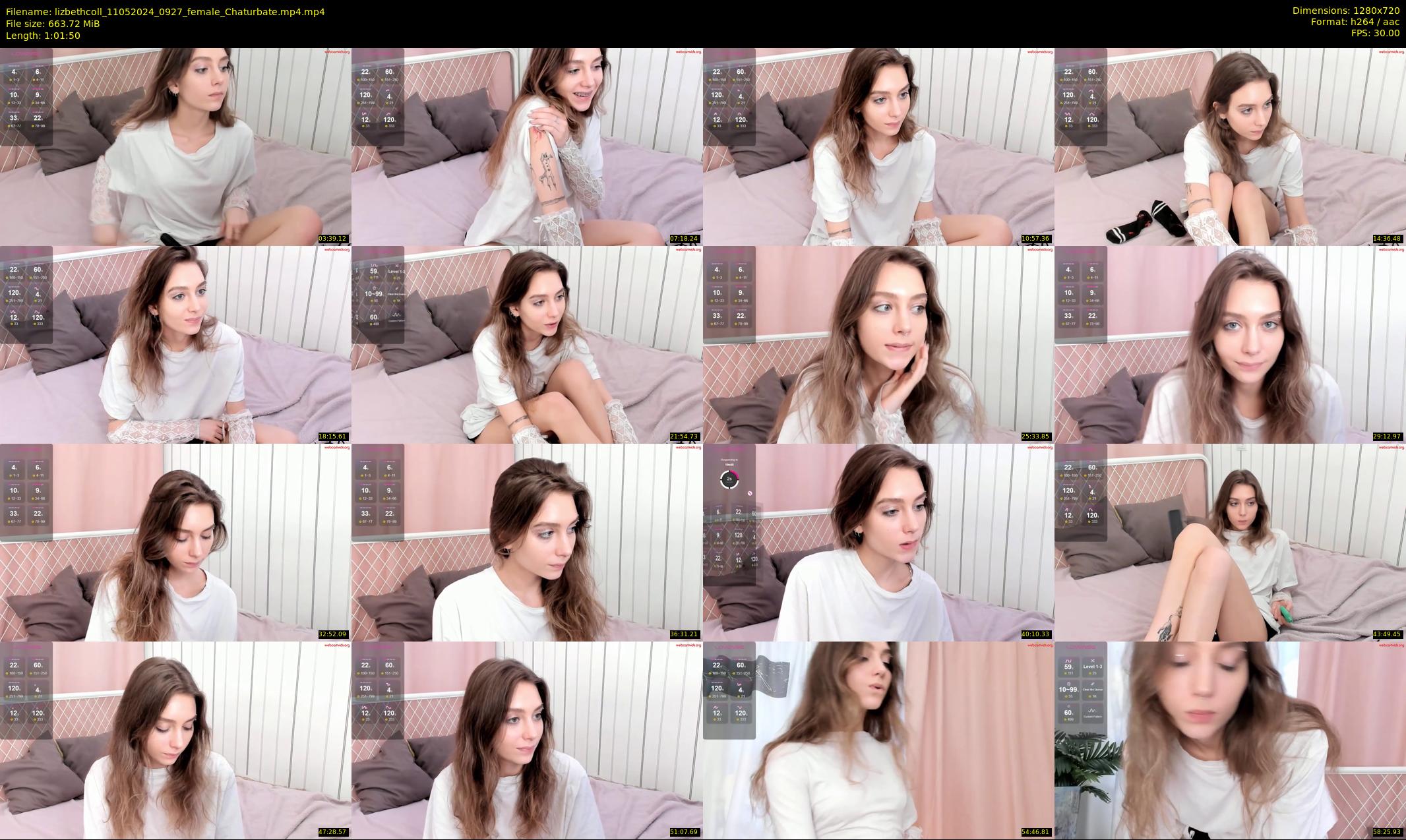 lizbethcoll — 62 minute Chaturbate female cam show recording, 720p, May 11, 2024
