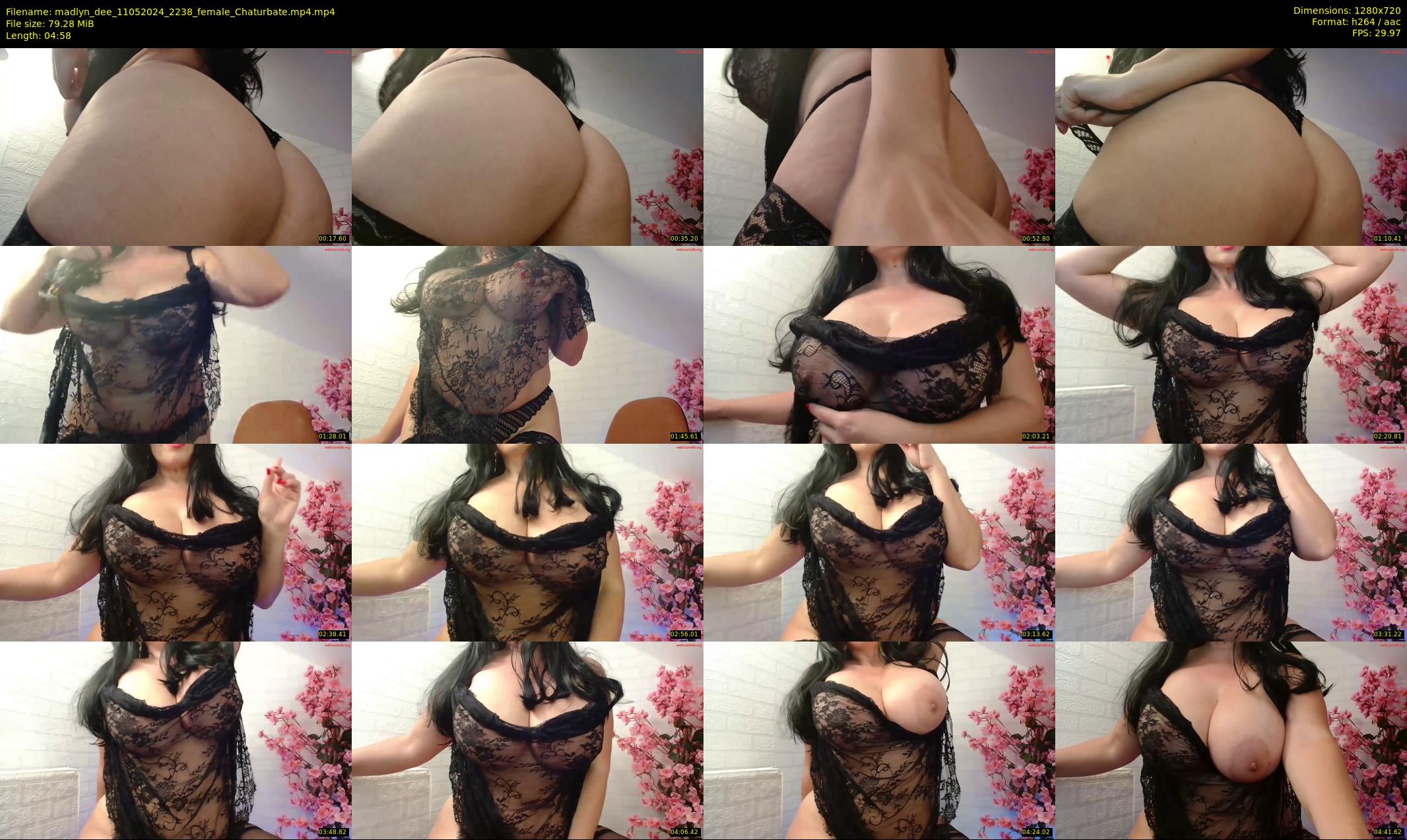 madlyn_dee — 5 minute Chaturbate female cam show recording, 720p, May 11, 2024