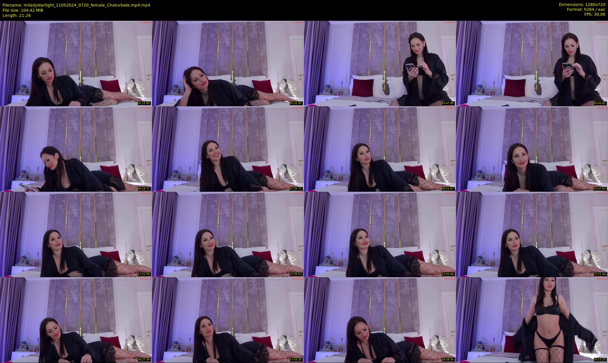 miladystarlight — 22 minute Chaturbate female cam show recording, 720p, May 11, 2024