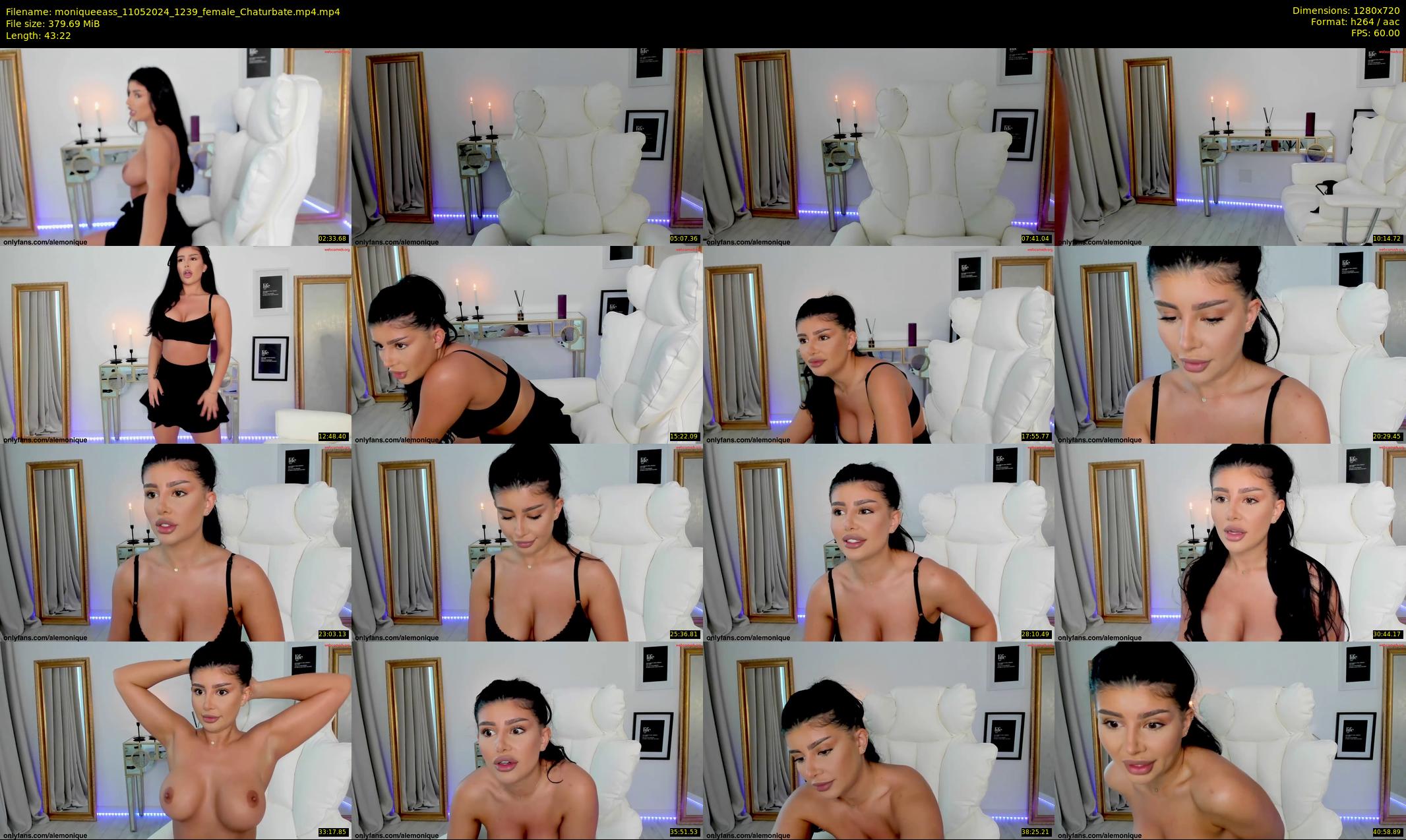 moniqueeass — 44 minute Chaturbate female cam show recording, 720p, May 11, 2024