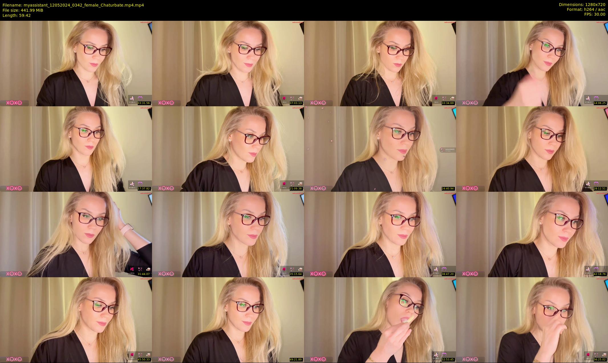 myassistant — 60 minute Chaturbate female cam show recording, 720p, May 12, 2024