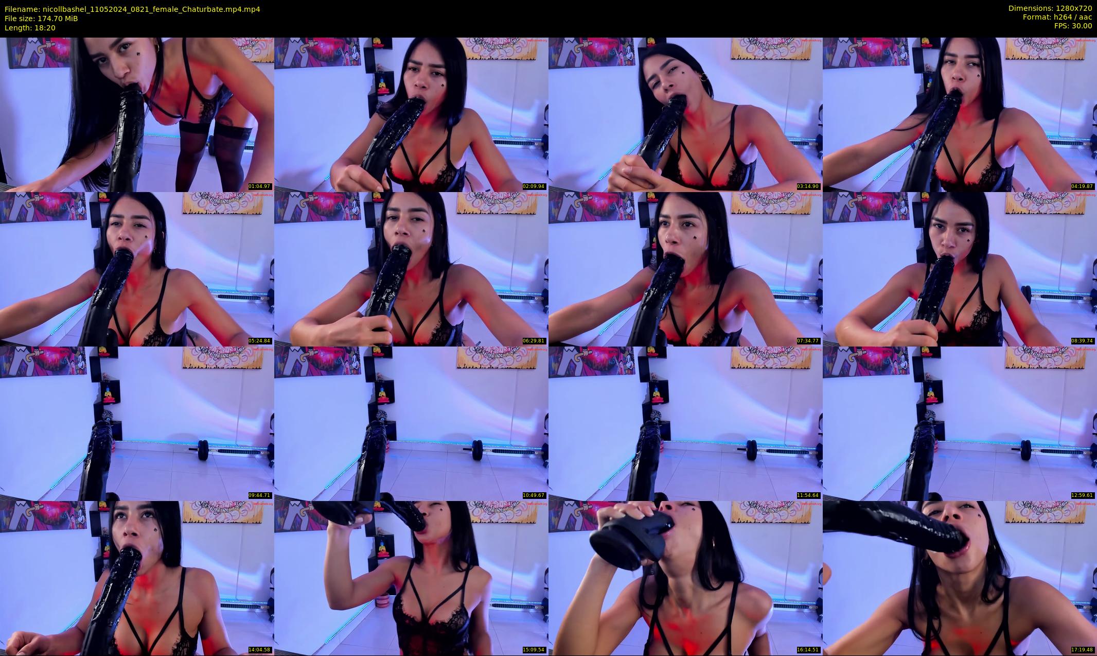 nicollbashel — 19 minute Chaturbate female cam show recording, 720p, May 11, 2024
