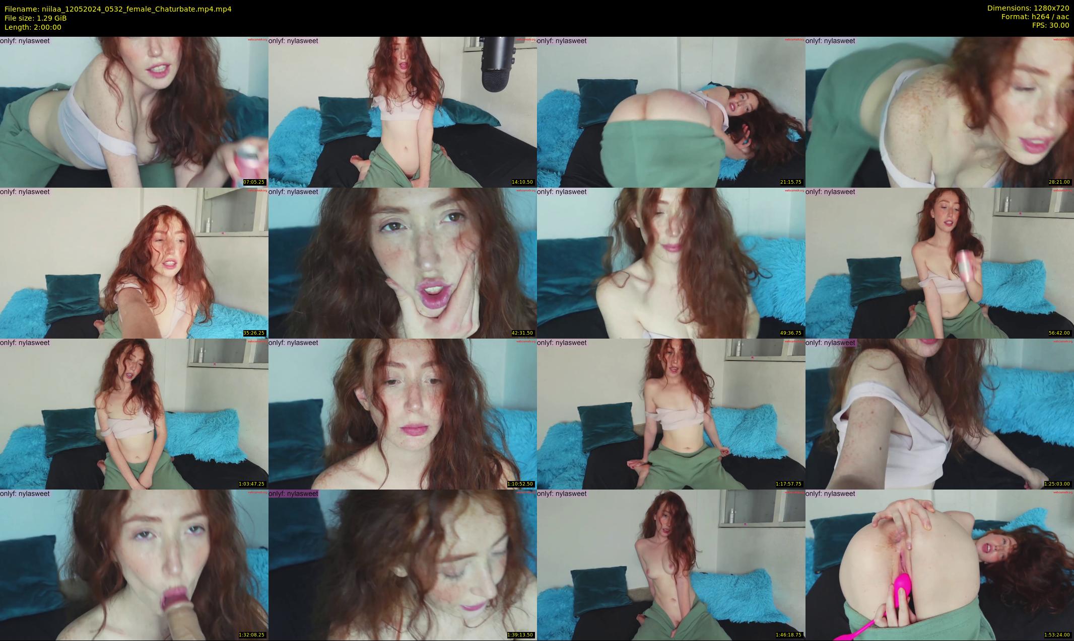 niilaa — 120 minute Chaturbate female cam show recording, 720p, May 12, 2024
