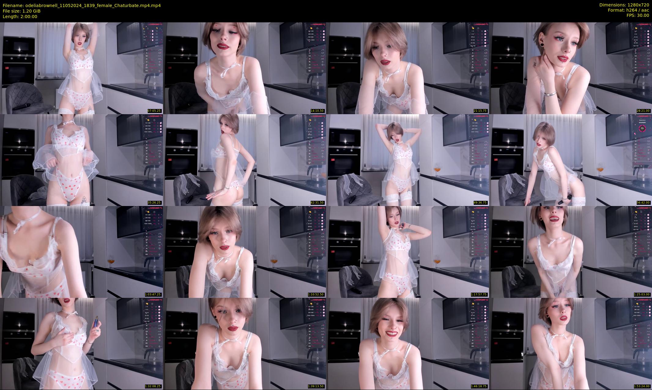 odeliabrownell — 120 minute Chaturbate female cam show recording, 720p, May 11, 2024