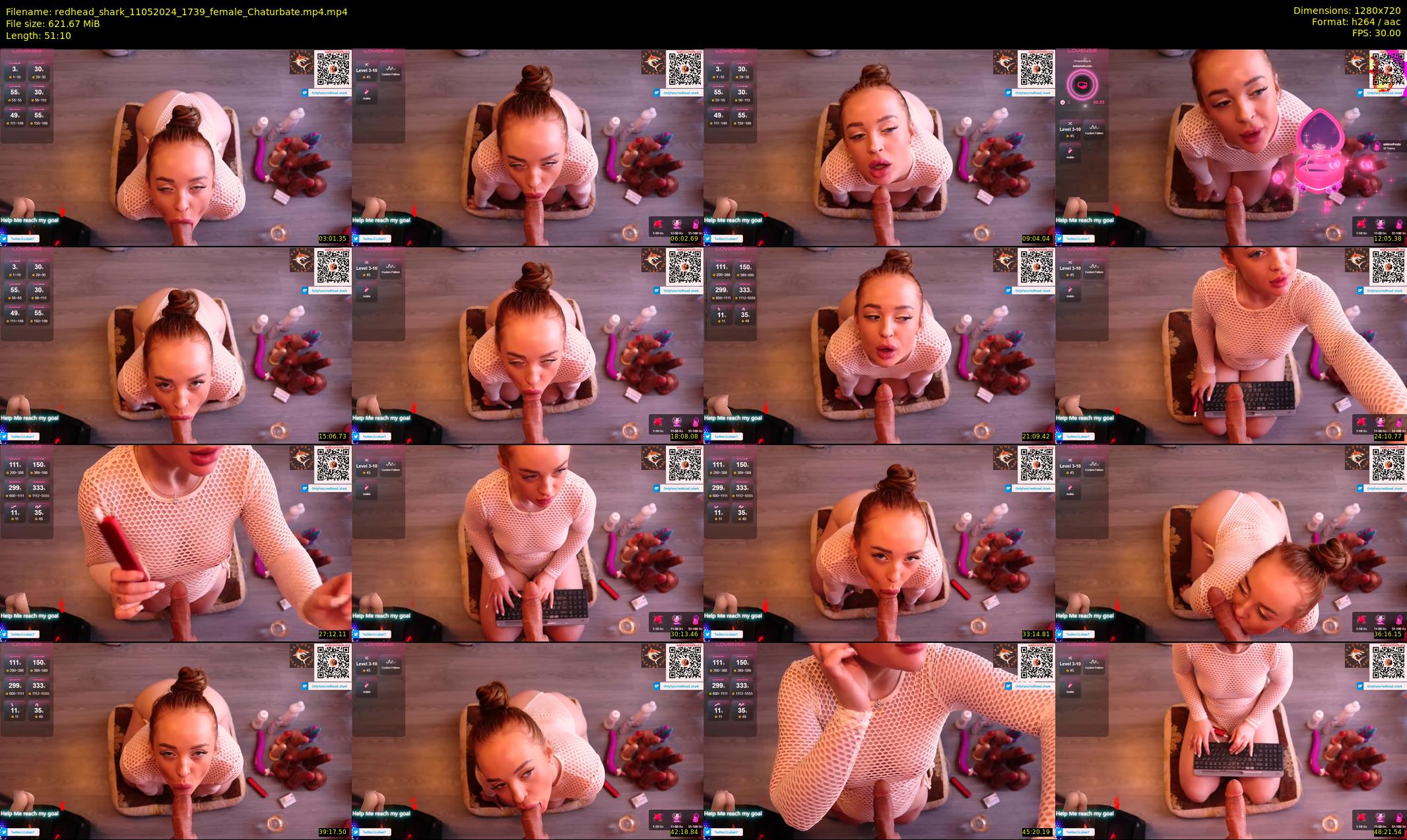 redhead_shark — 52 minute Chaturbate female cam show recording, 720p, May 11, 2024