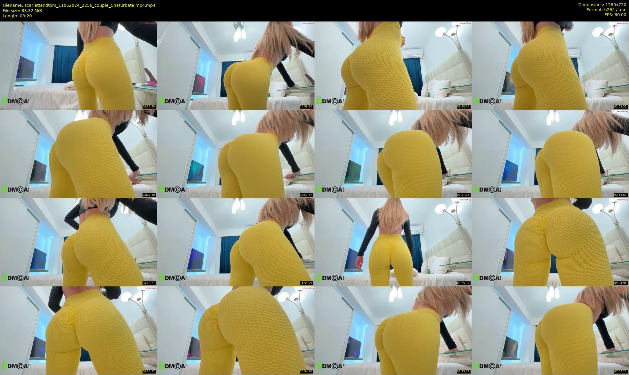 scarlettandtom — 9 minute Chaturbate couple cam show recording, 720p, May 11, 2024