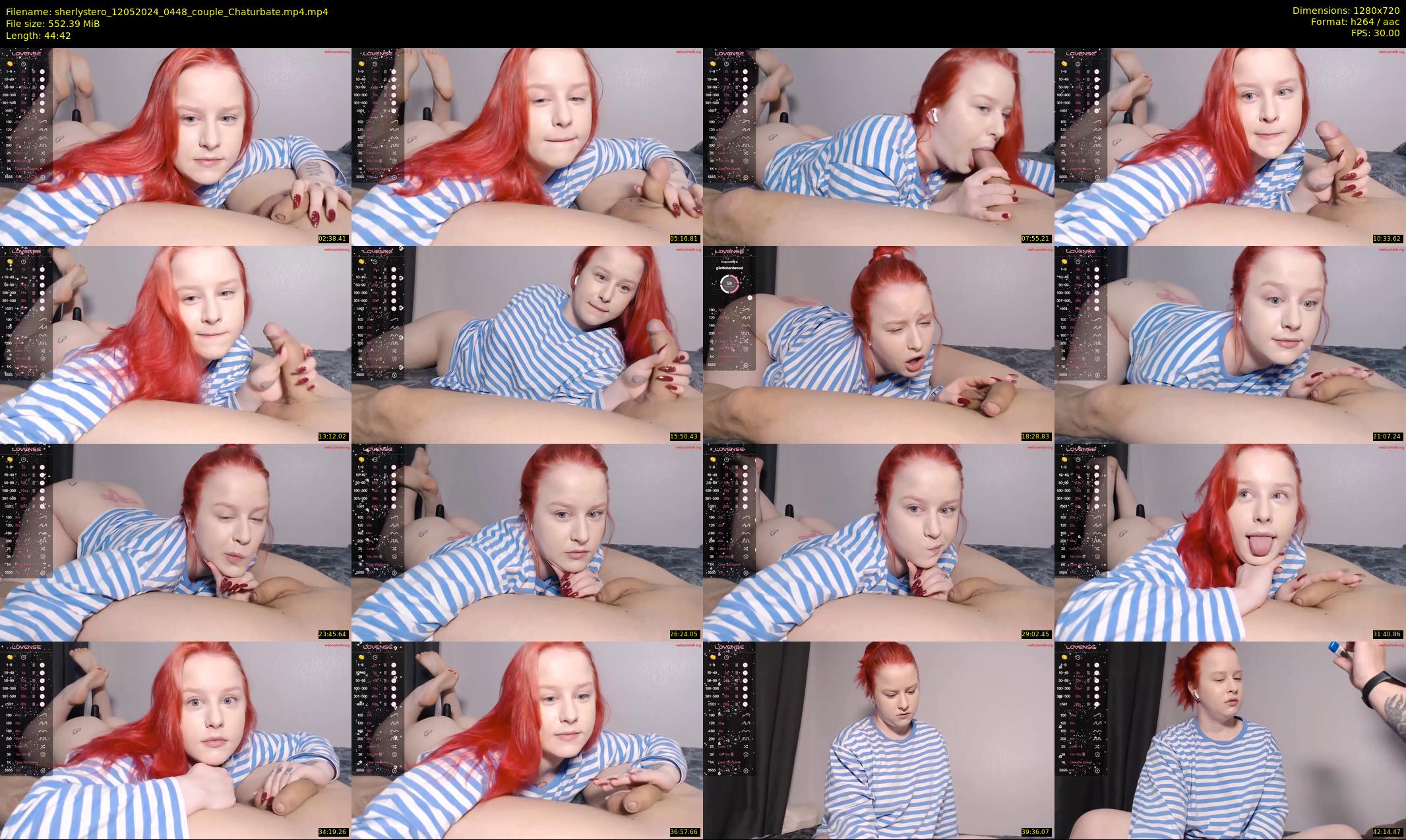 sherlystero — 45 minute Chaturbate couple cam show recording, 720p, May 12, 2024