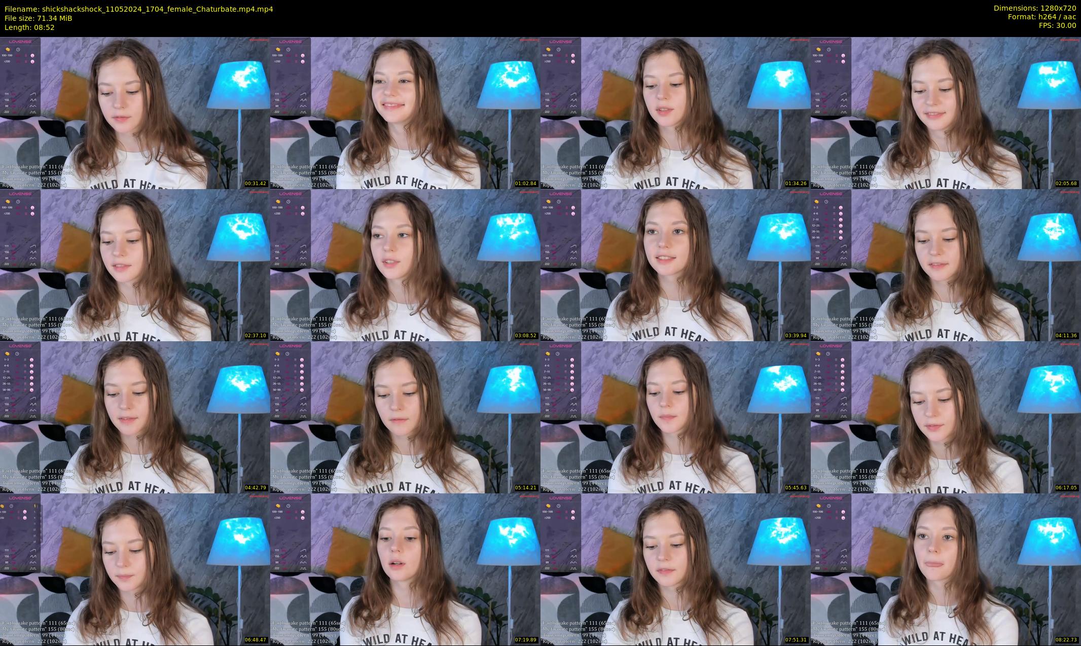shickshackshock — 9 minute Chaturbate female cam show recording, 720p, May 11, 2024