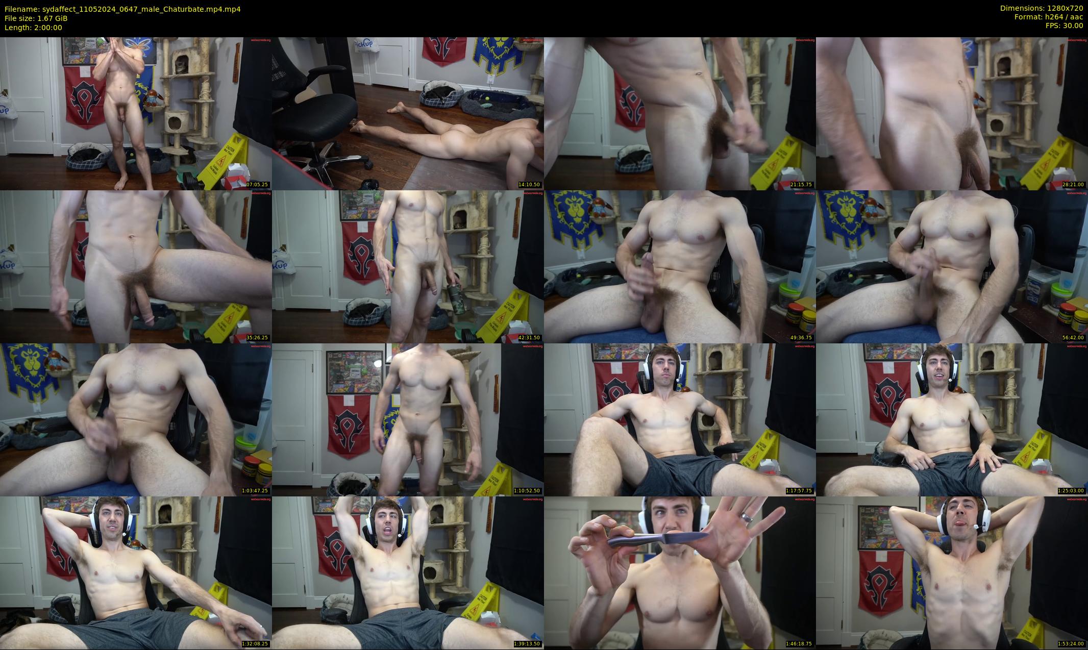 sydaffect — 120 minute Chaturbate male cam show recording, 720p, May 11, 2024