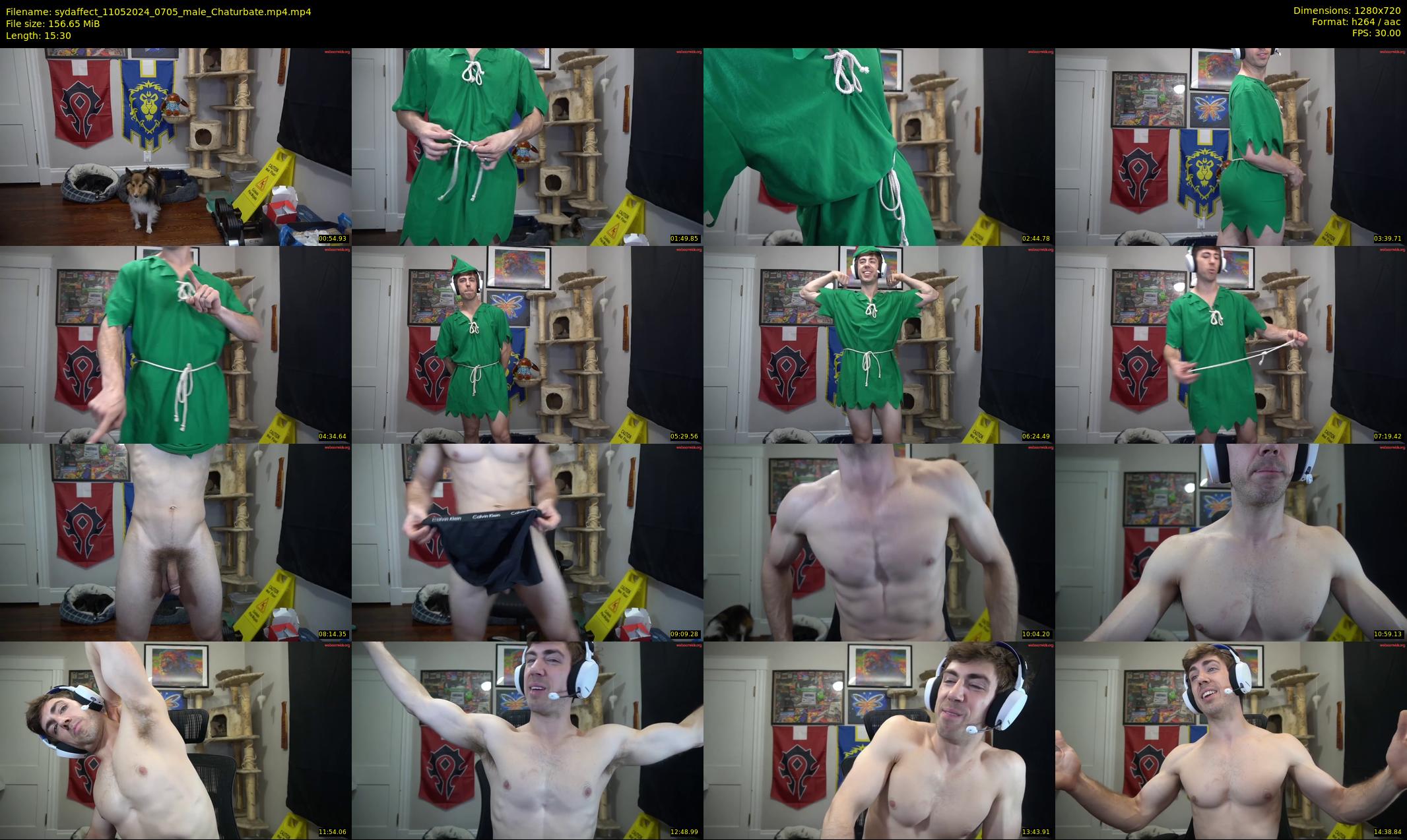 sydaffect — 16 minute Chaturbate male cam show recording, 720p, May 11, 2024