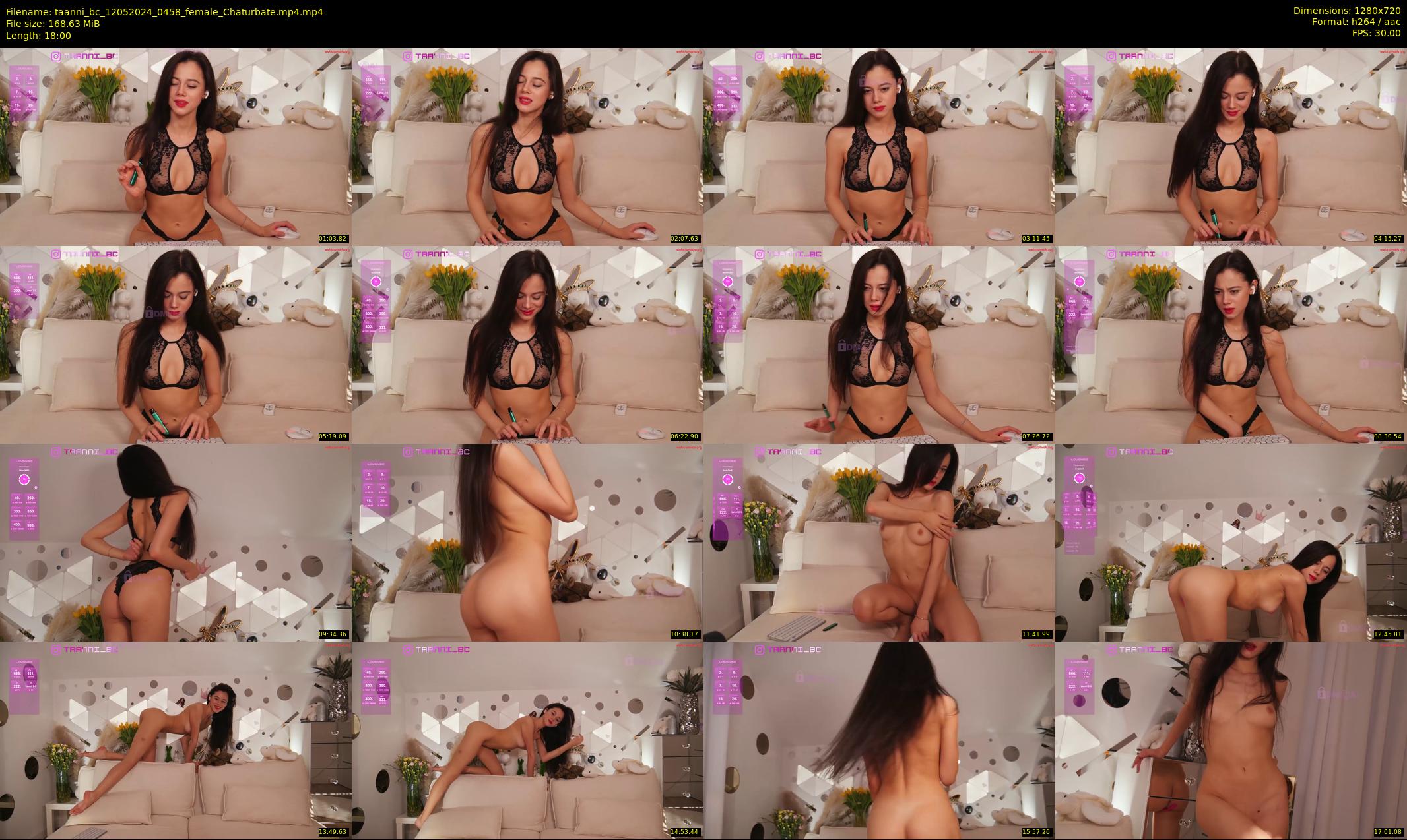 taanni_bc — 18 minute Chaturbate female cam show recording, 720p, May 12, 2024