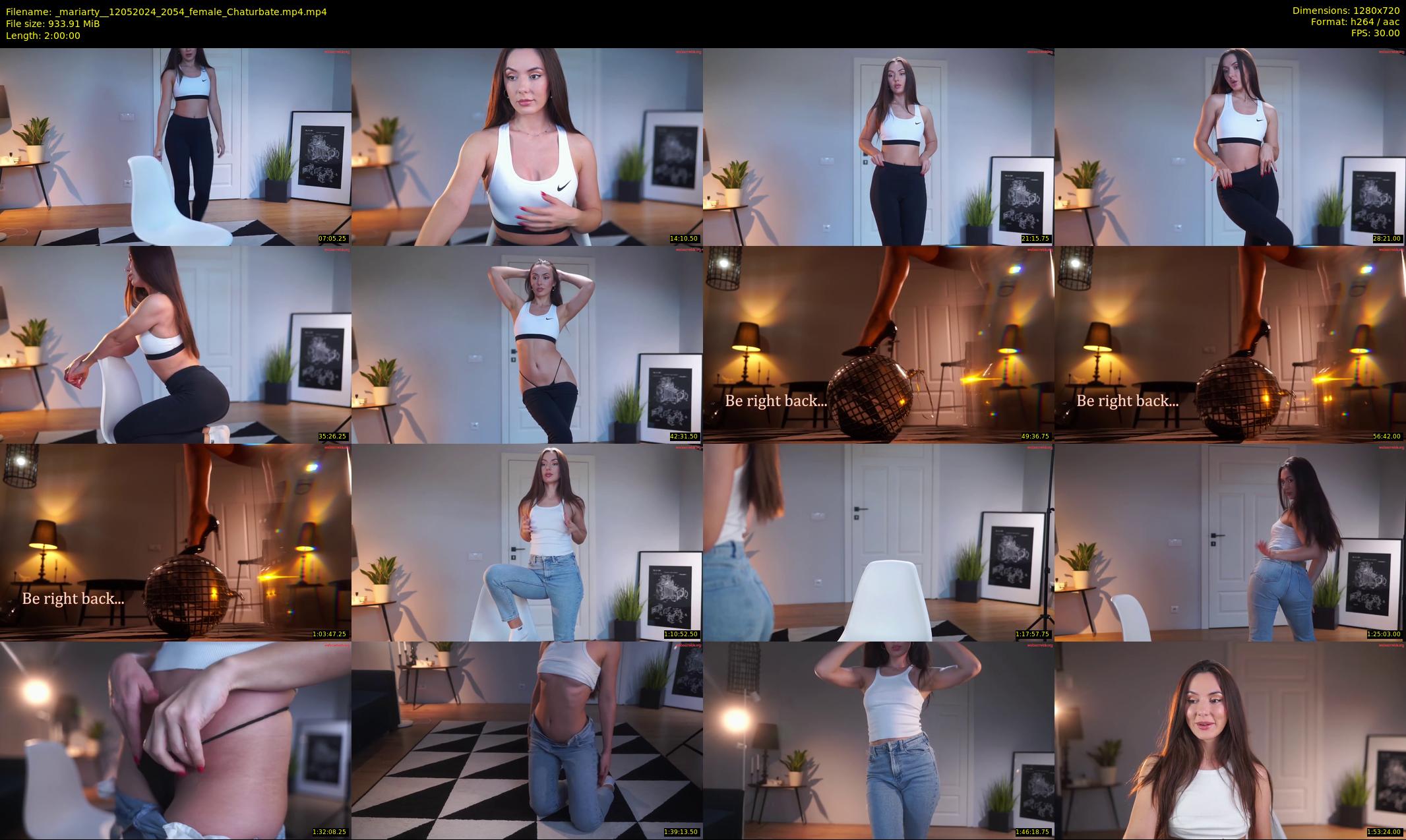 _mariarty_ — 120 minute Chaturbate female cam show recording, 720p, May 12, 2024