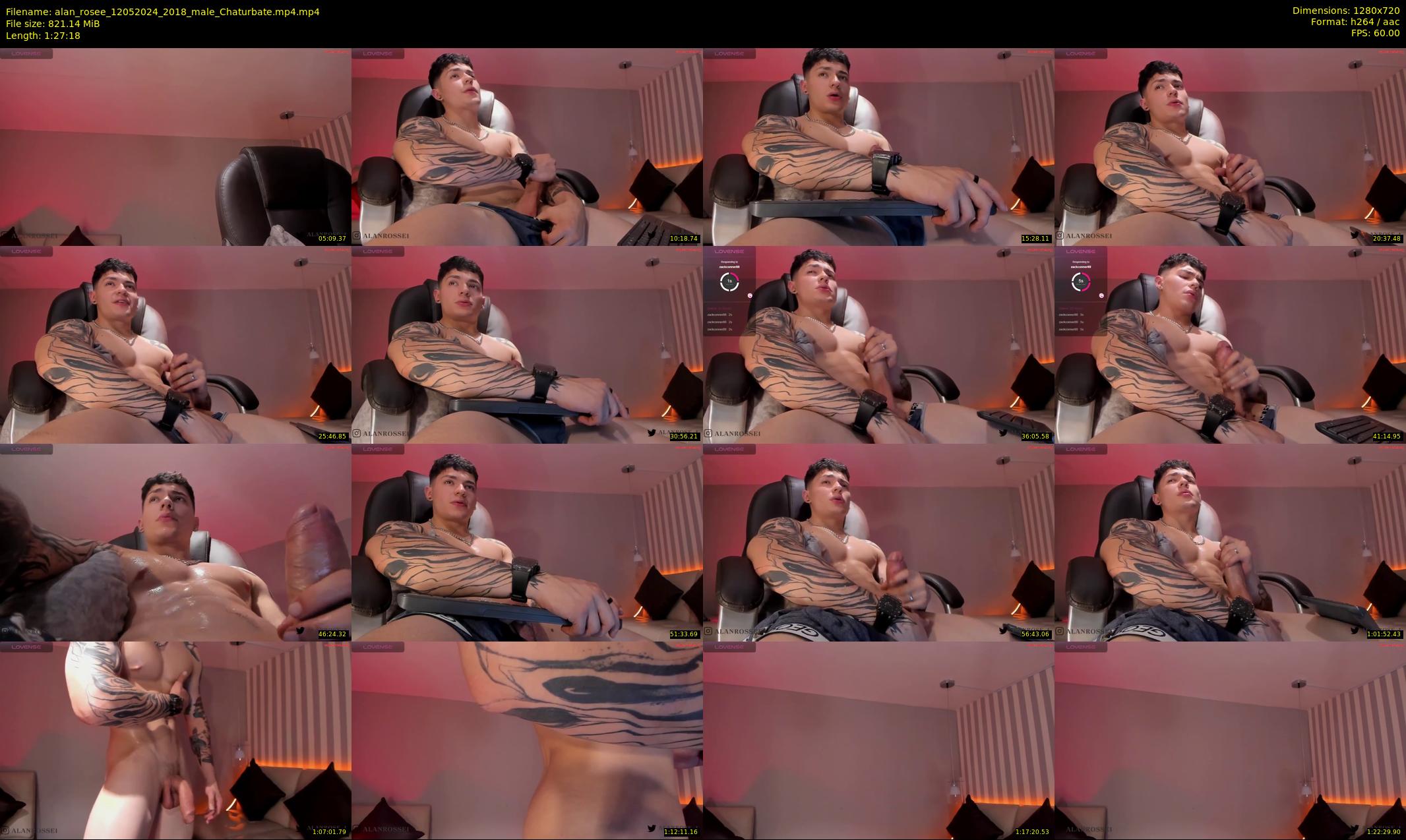 alan_rosee — 88 minute Chaturbate male cam show recording, 720p, May 12, 2024
