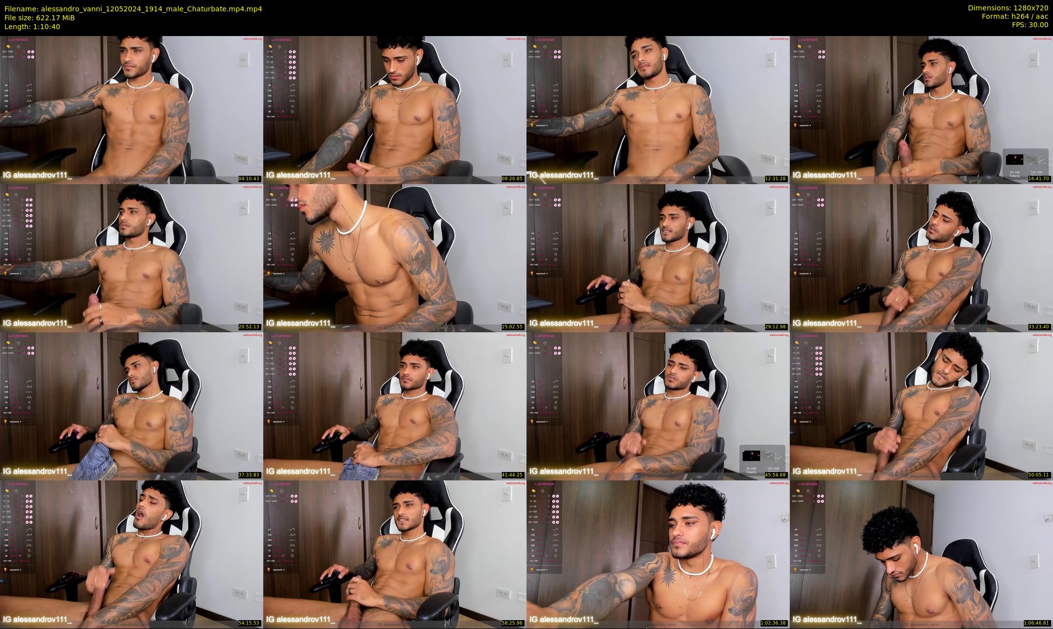 alessandro_vanni — 71 minute Chaturbate male cam show recording, 720p, May 12, 2024