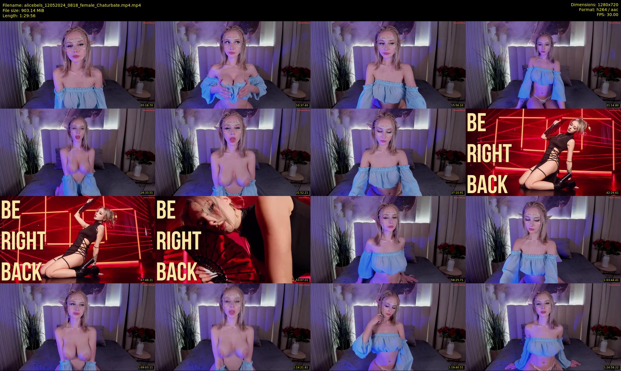 alicebels — 90 minute Chaturbate female cam show recording, 720p, May 12, 2024