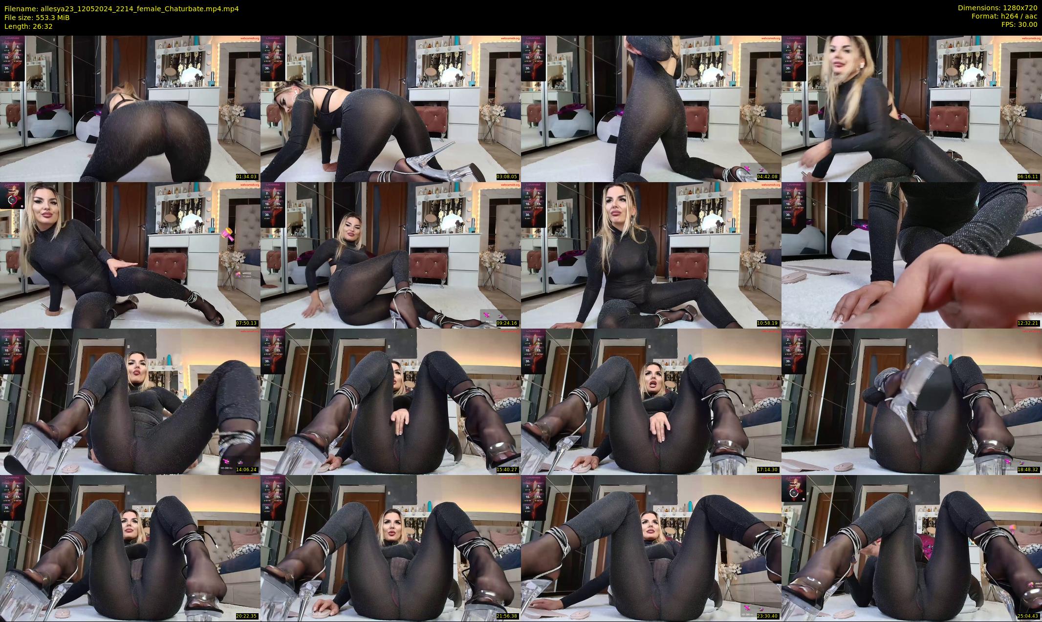 allesya23 — 27 minute Chaturbate female cam show recording, 720p, May 12, 2024