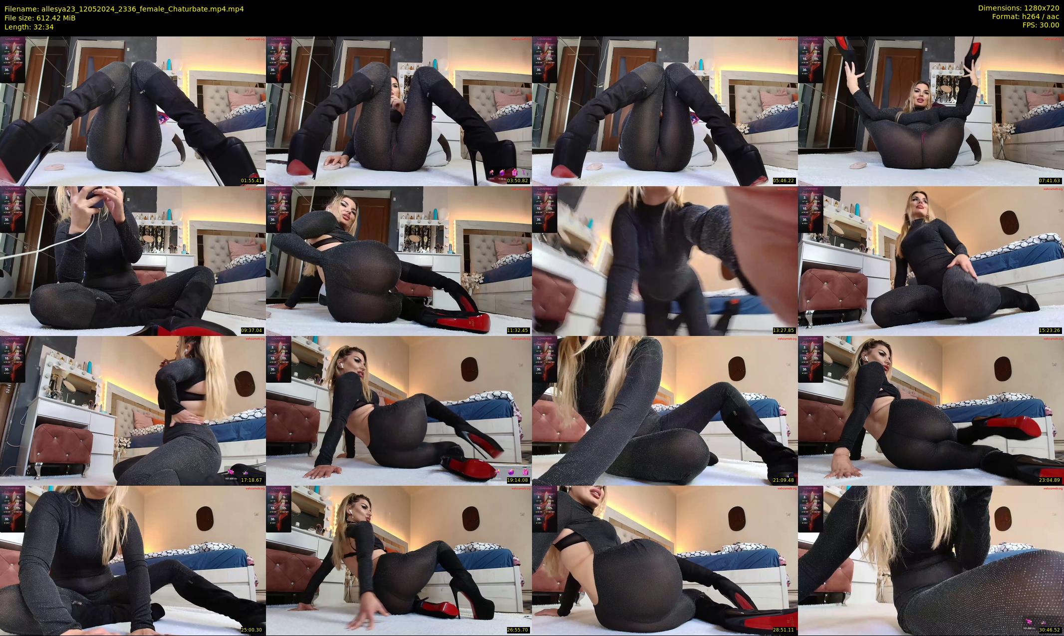 allesya23 — 33 minute Chaturbate female cam show recording, 720p, May 12, 2024