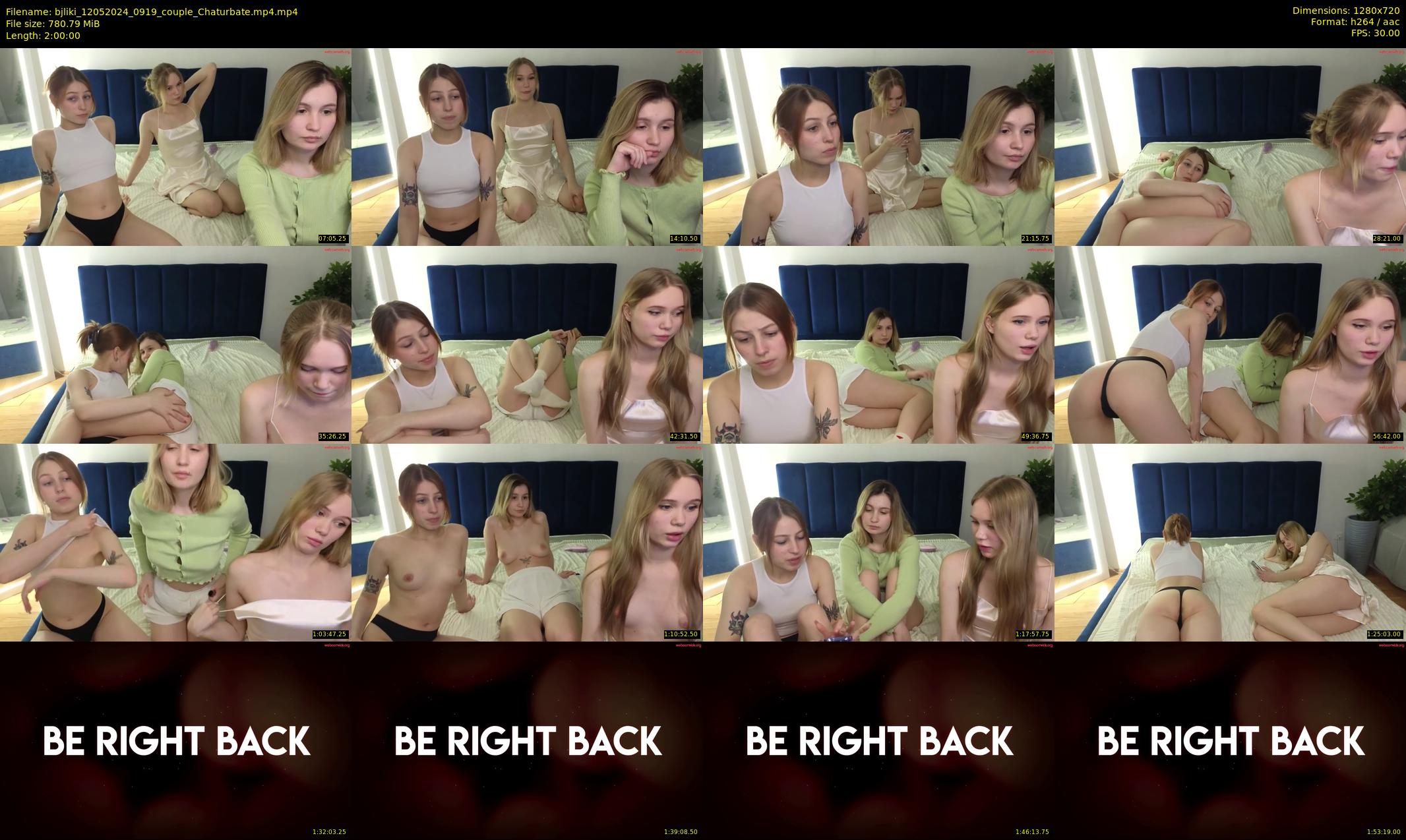 bjliki — 120 minute Chaturbate couple cam show recording, 720p, May 12, 2024