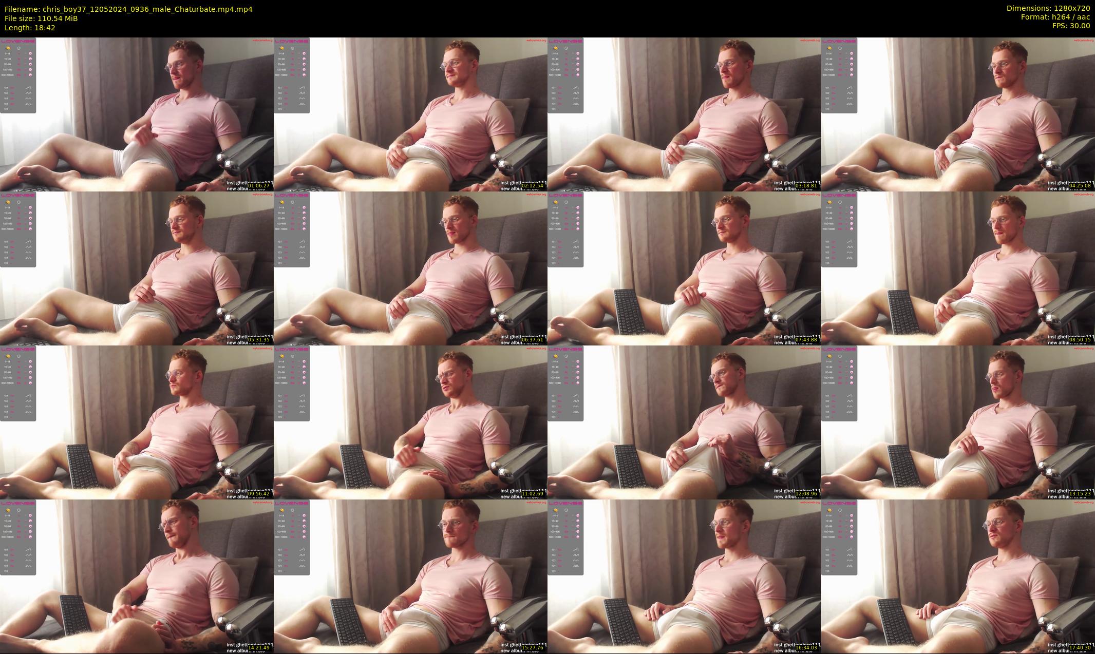 chris_boy37 — 19 minute Chaturbate male cam show recording, 720p, May 12, 2024