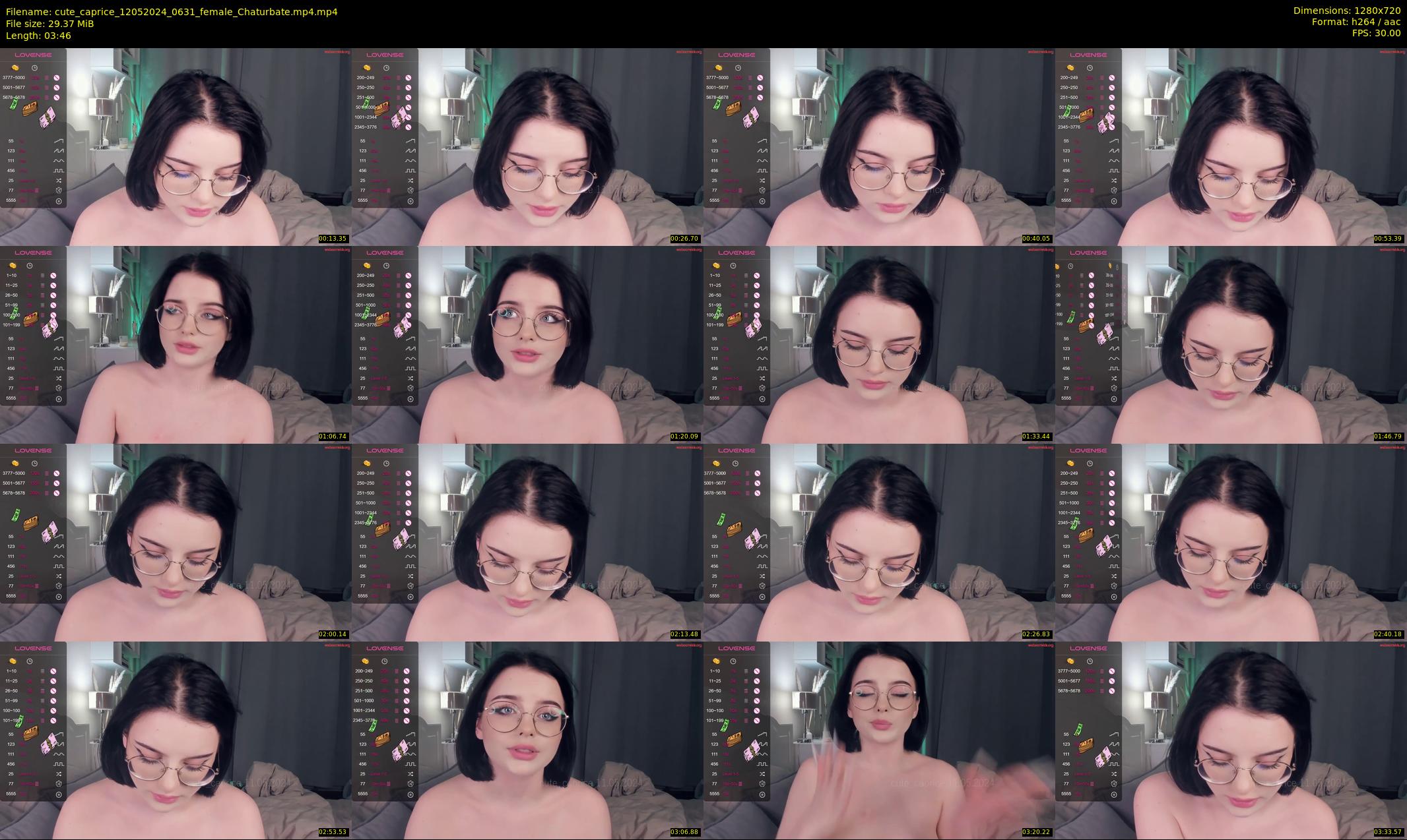 cute_caprice — 4 minute Chaturbate female cam show recording, 720p, May 12, 2024