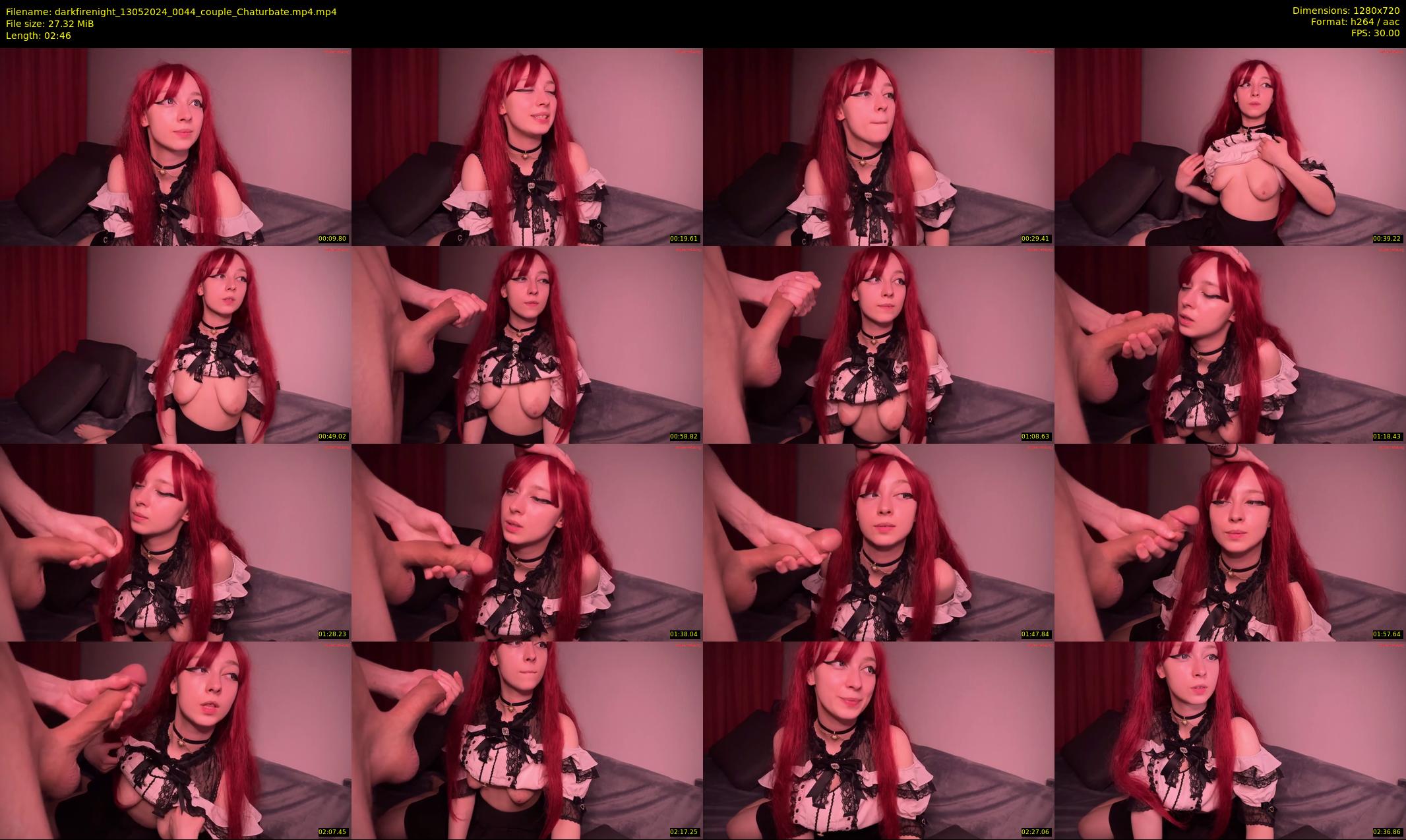 darkfirenight — 3 minute Chaturbate couple cam show recording, 720p, May 13, 2024
