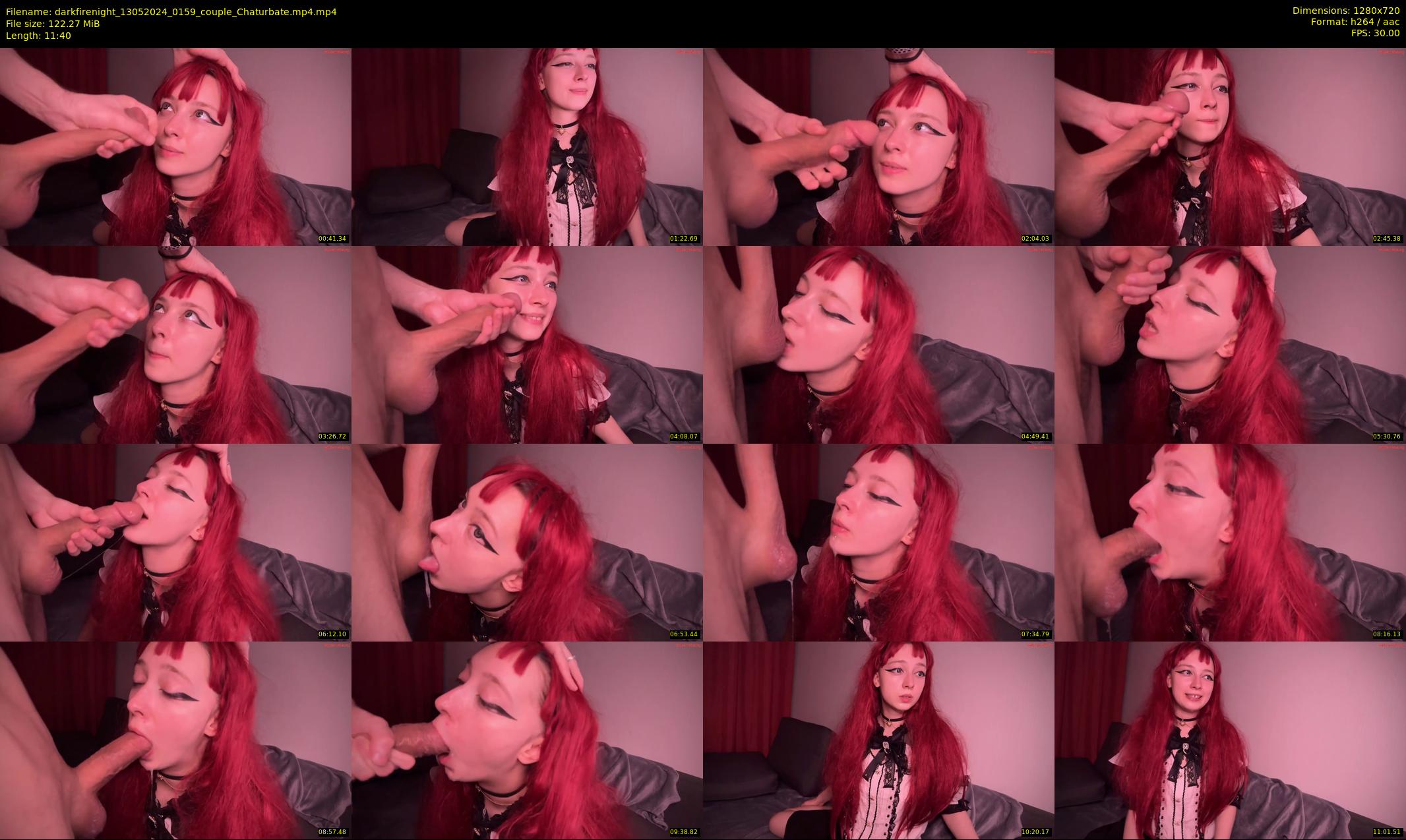 darkfirenight — 12 minute Chaturbate couple cam show recording, 720p, May 13, 2024