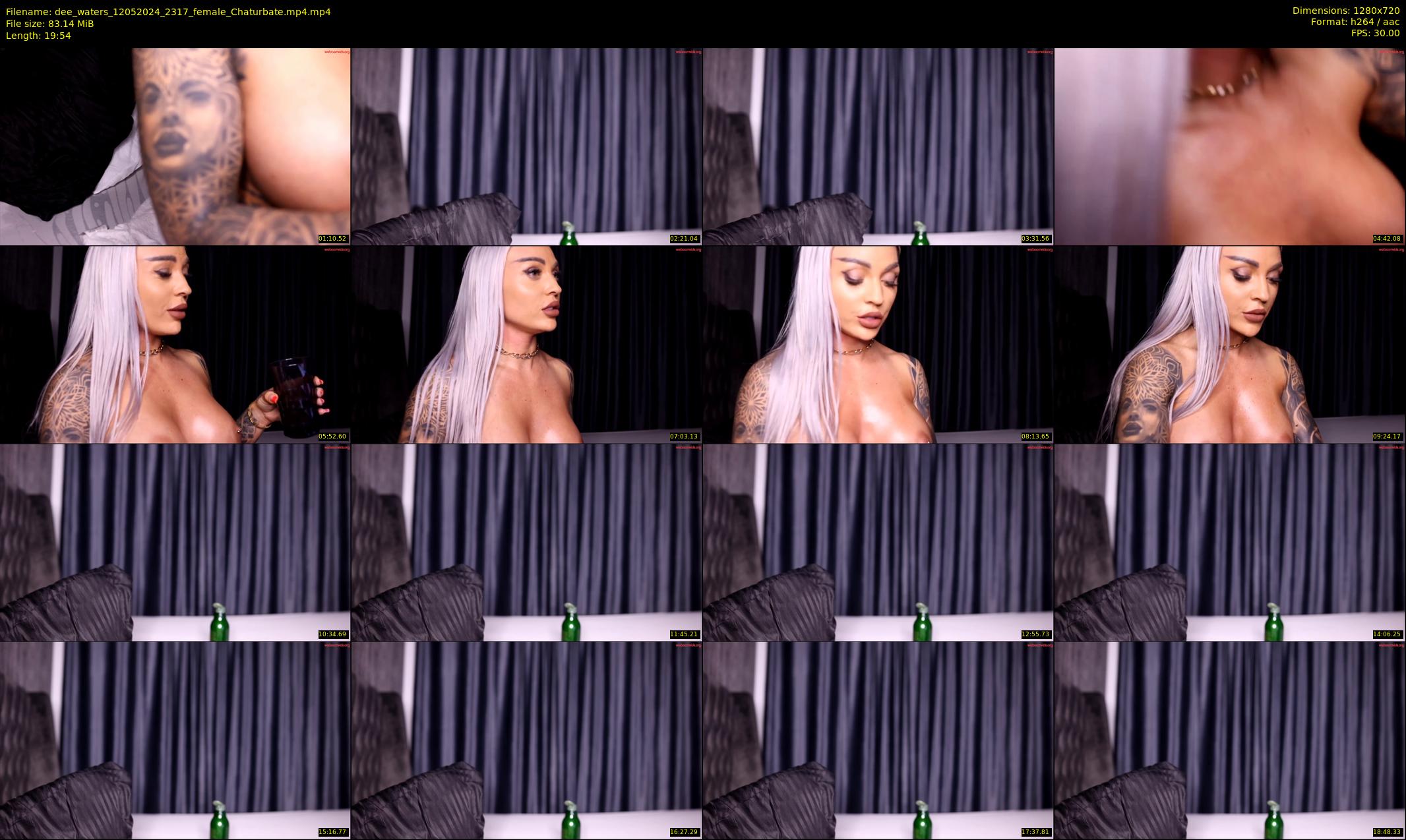 dee_waters — 20 minute Chaturbate female cam show recording, 720p, May 12, 2024